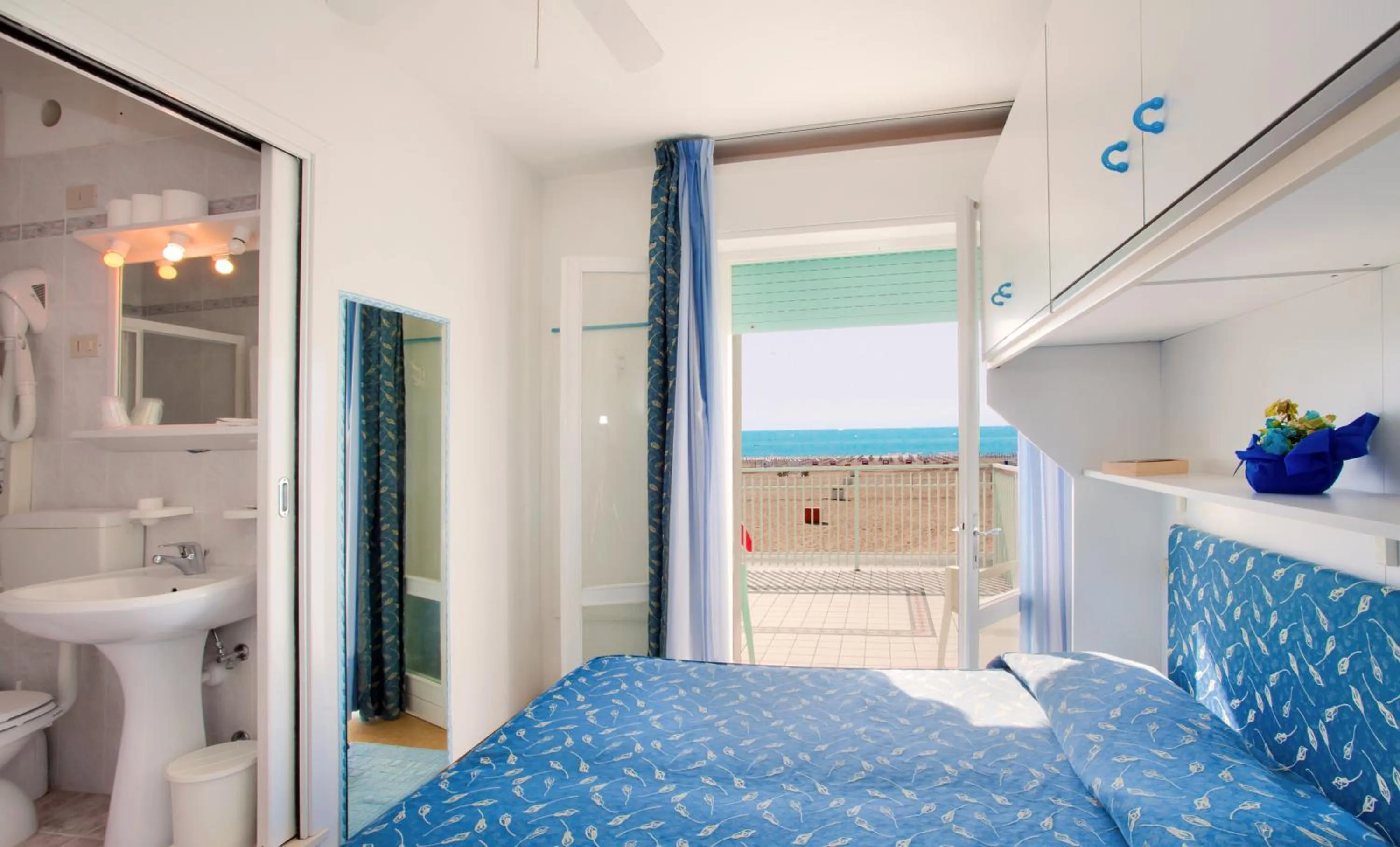 Bed in Hotel Sanremo