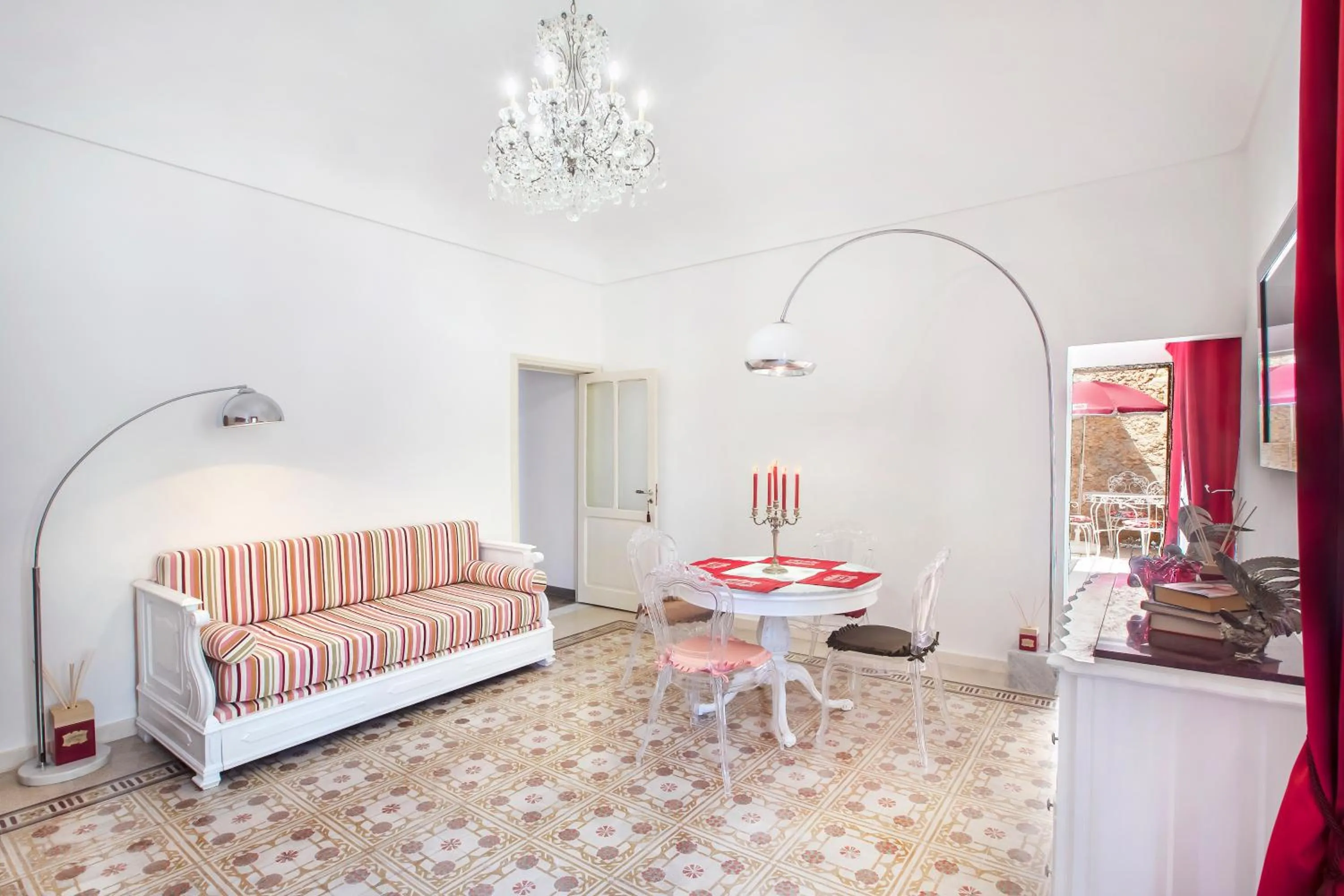 Living room, Bed in à Marchisa -Noto-