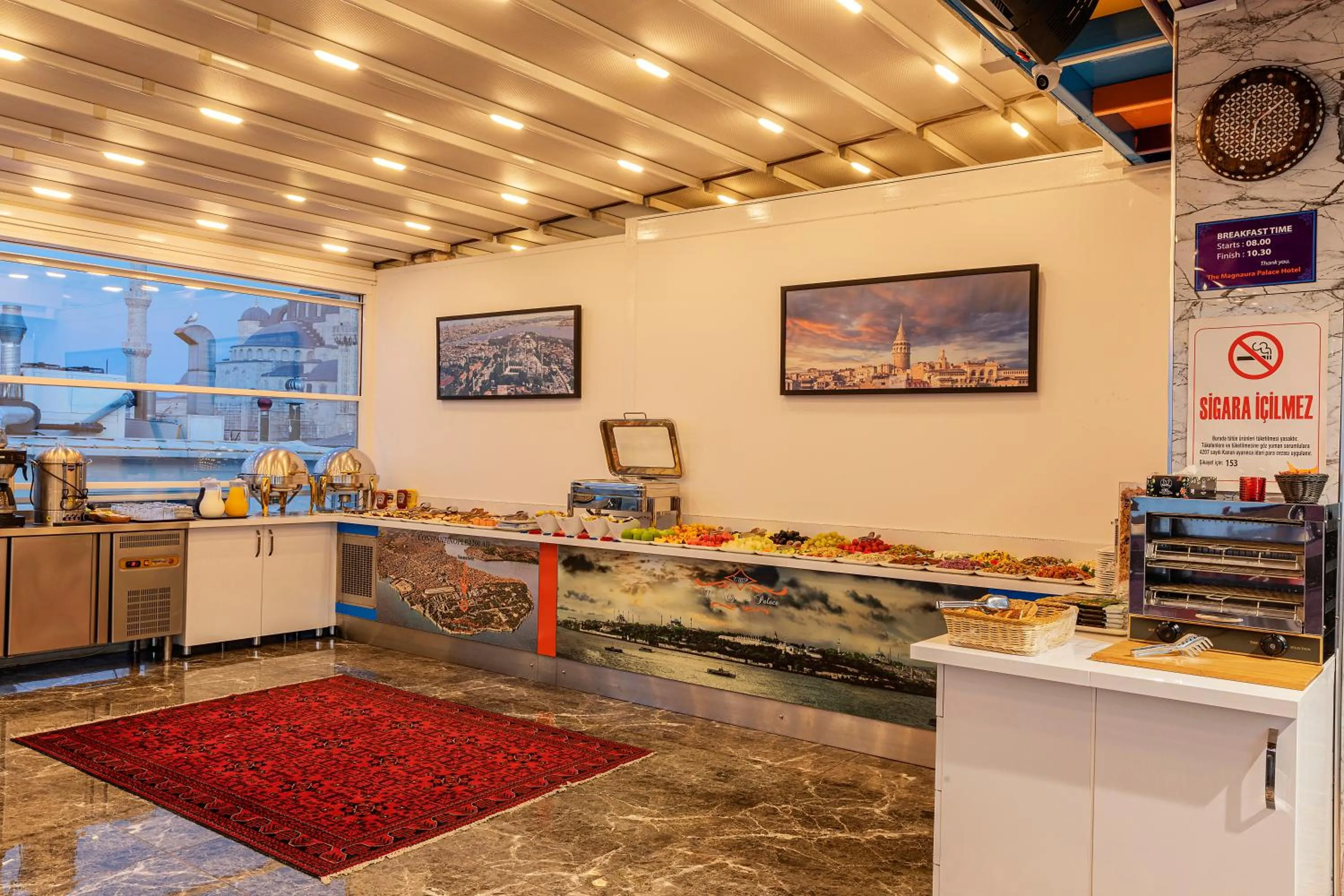 Breakfast in The Magnaura Palace Hotel