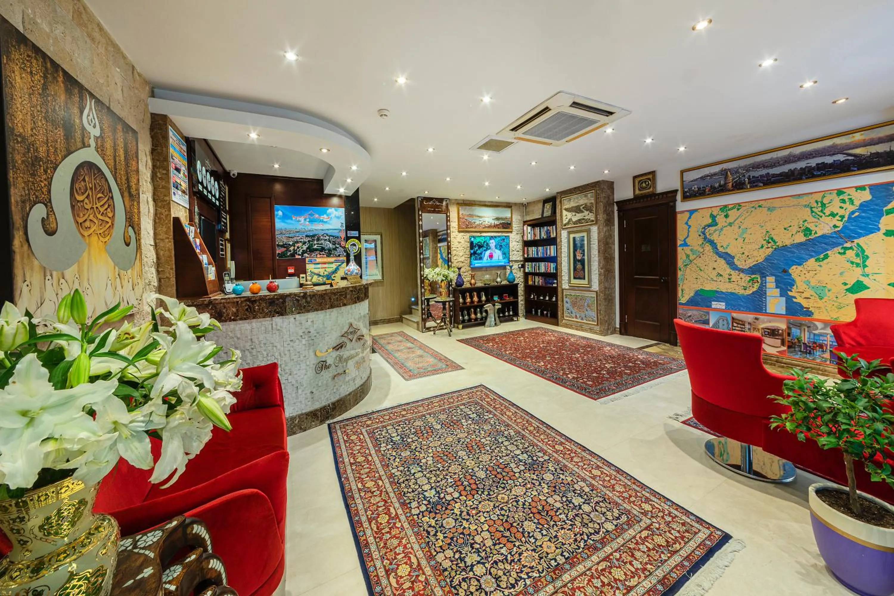 Lobby or reception in The Magnaura Palace Hotel