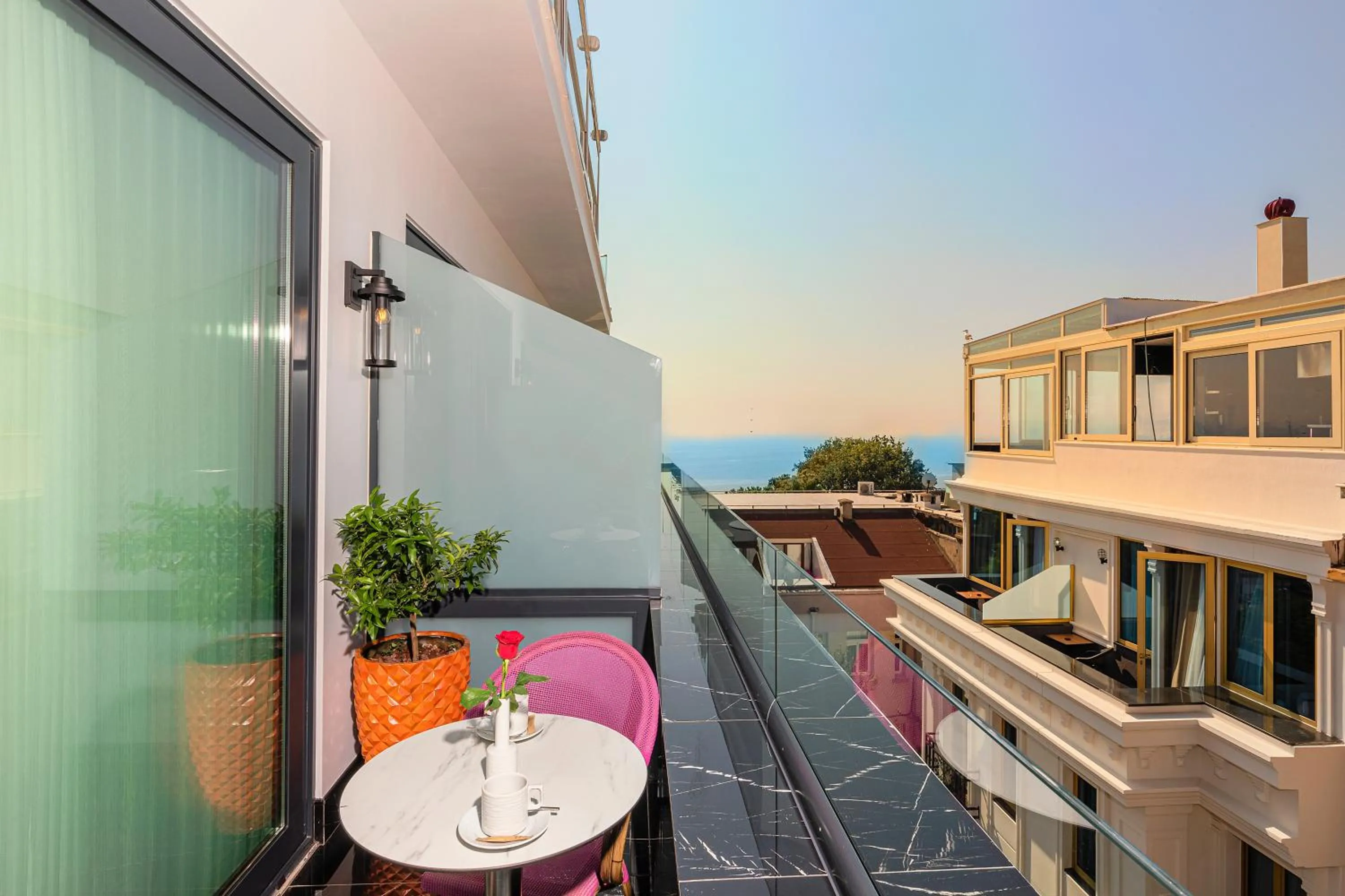 Balcony/Terrace in The Magnaura Palace Hotel