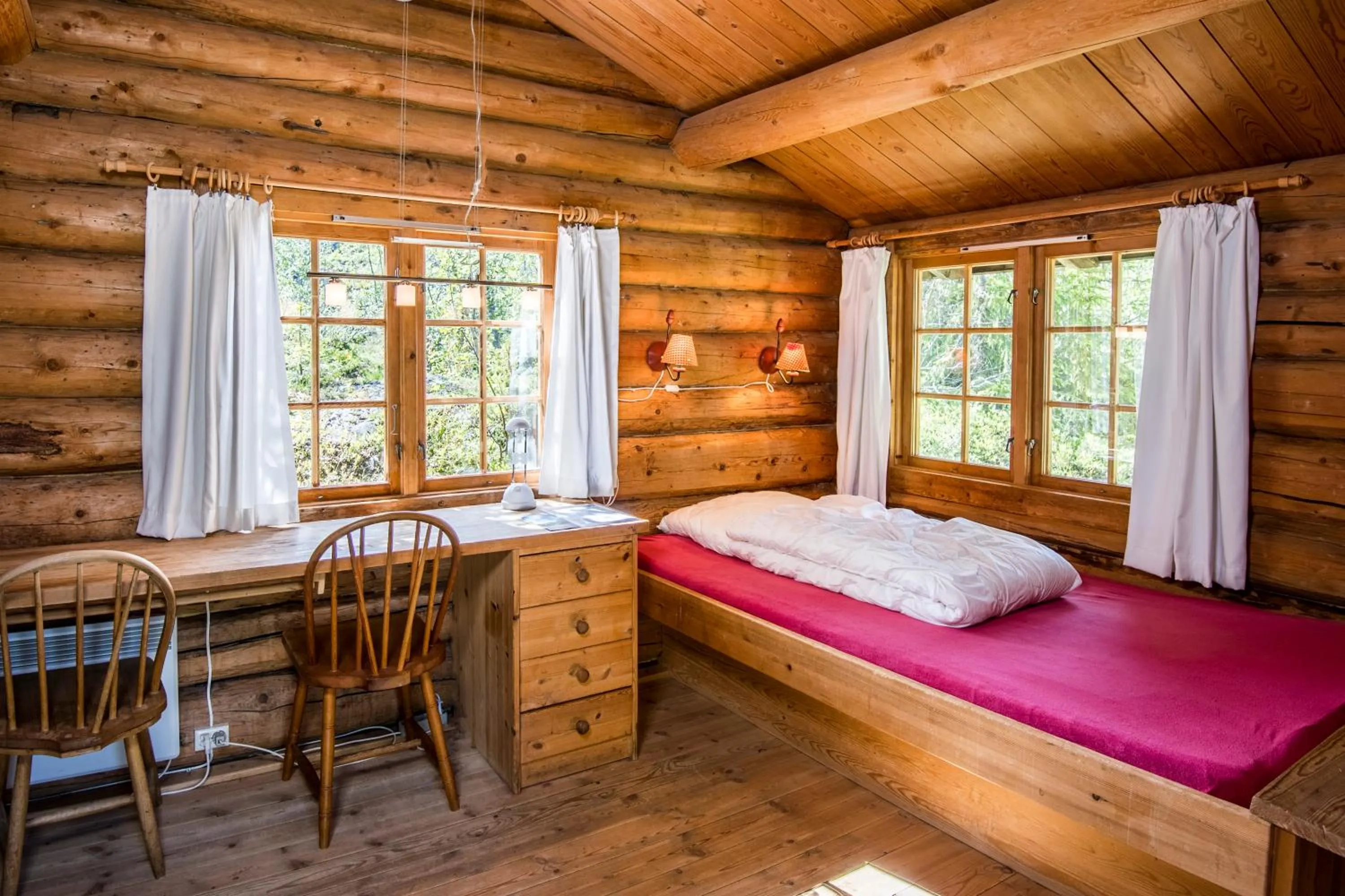 Bed in Kvitåvatn Fjellstue