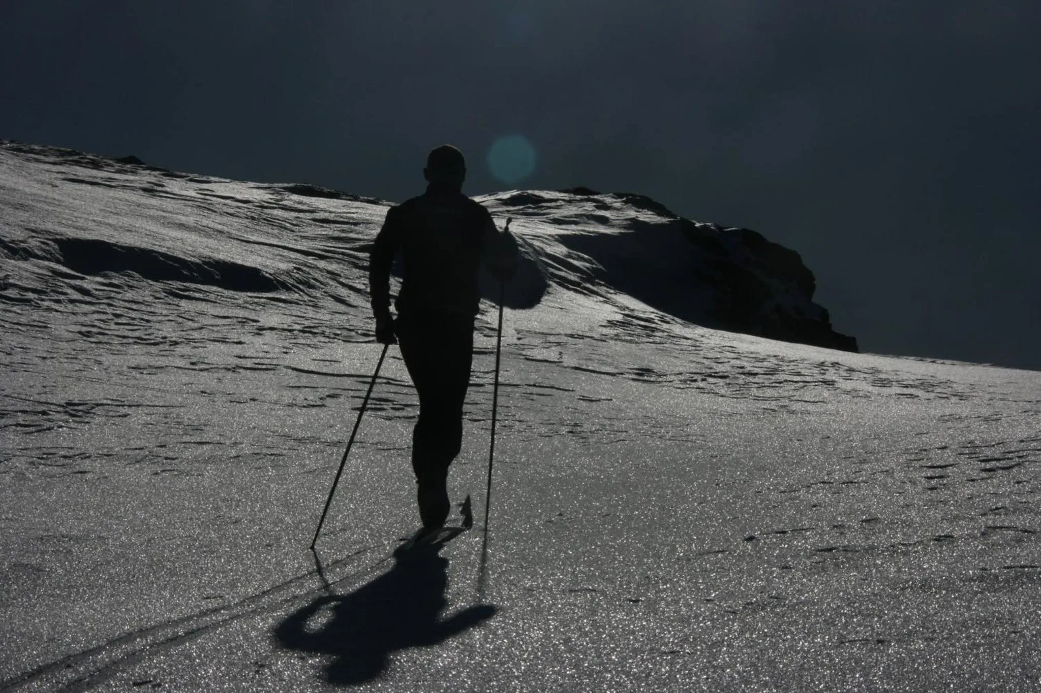 Skiing in Kvitåvatn Fjellstue