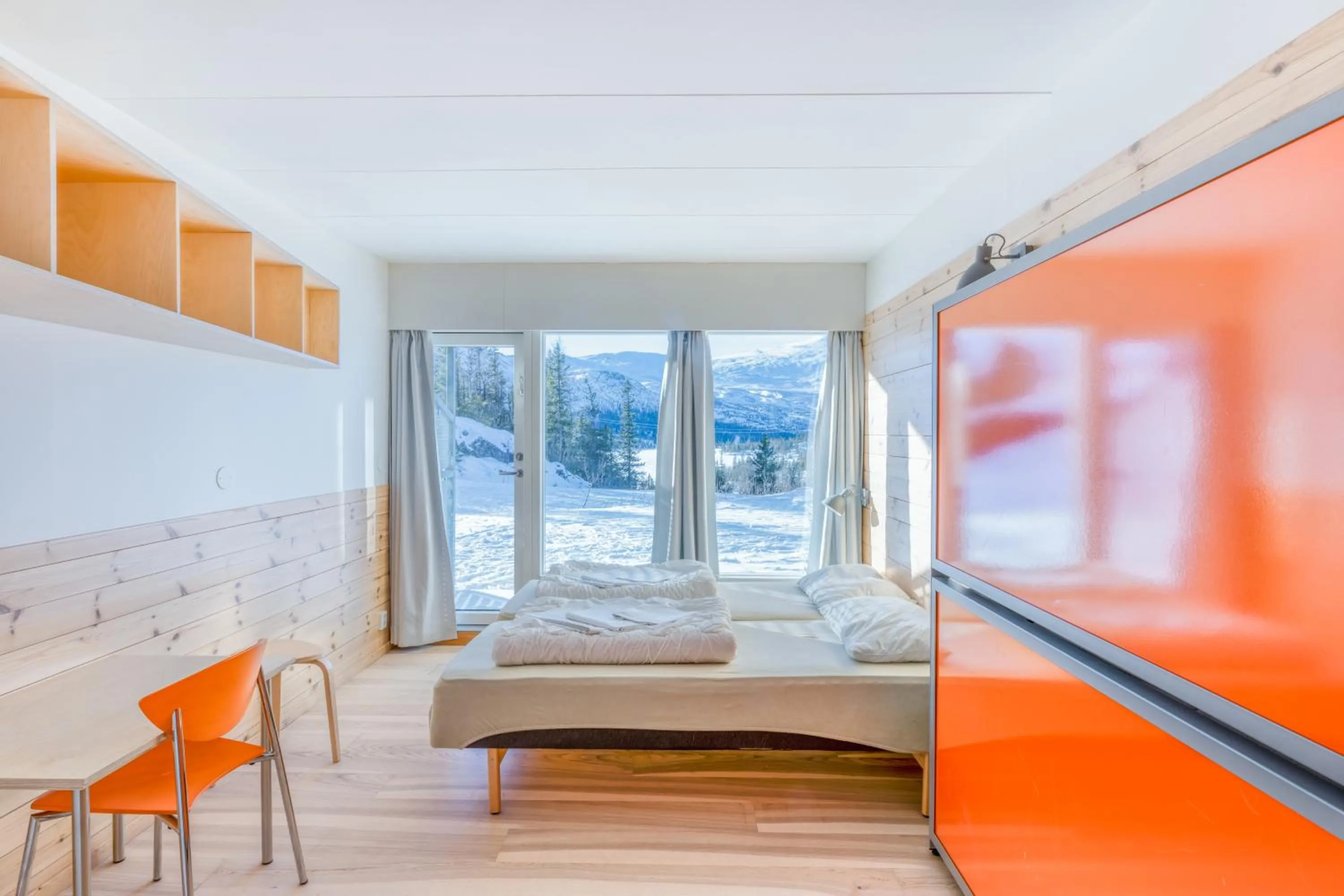 Bed in Kvitåvatn Fjellstue