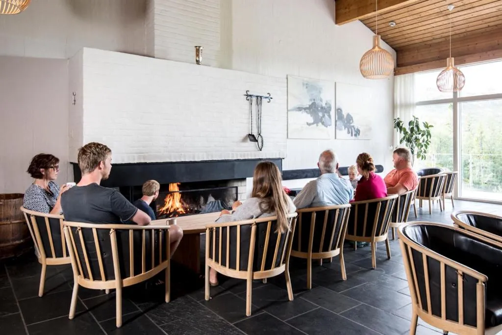 Communal lounge/ TV room in Kvitåvatn Fjellstue