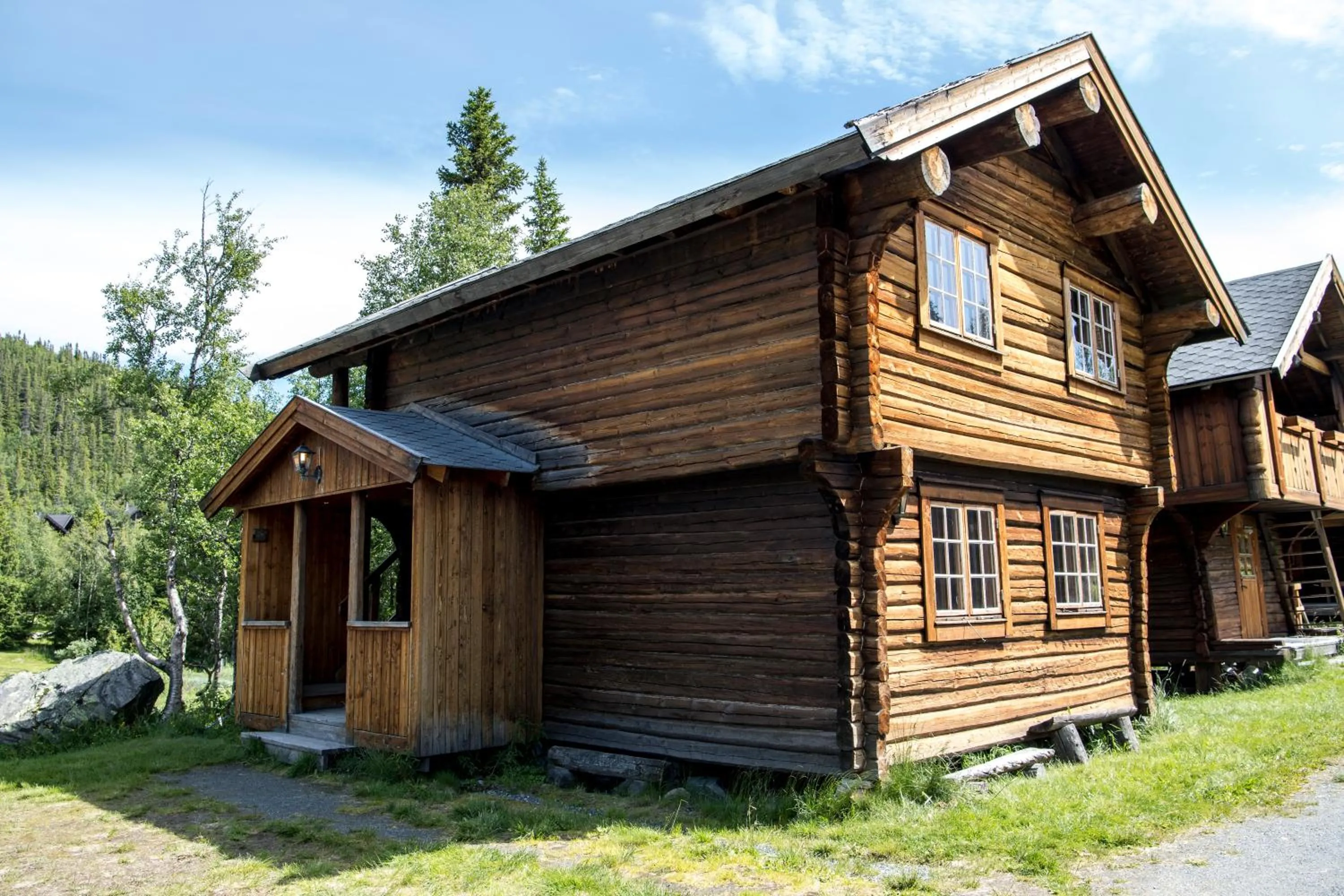 Facade/entrance in Kvitåvatn Fjellstue