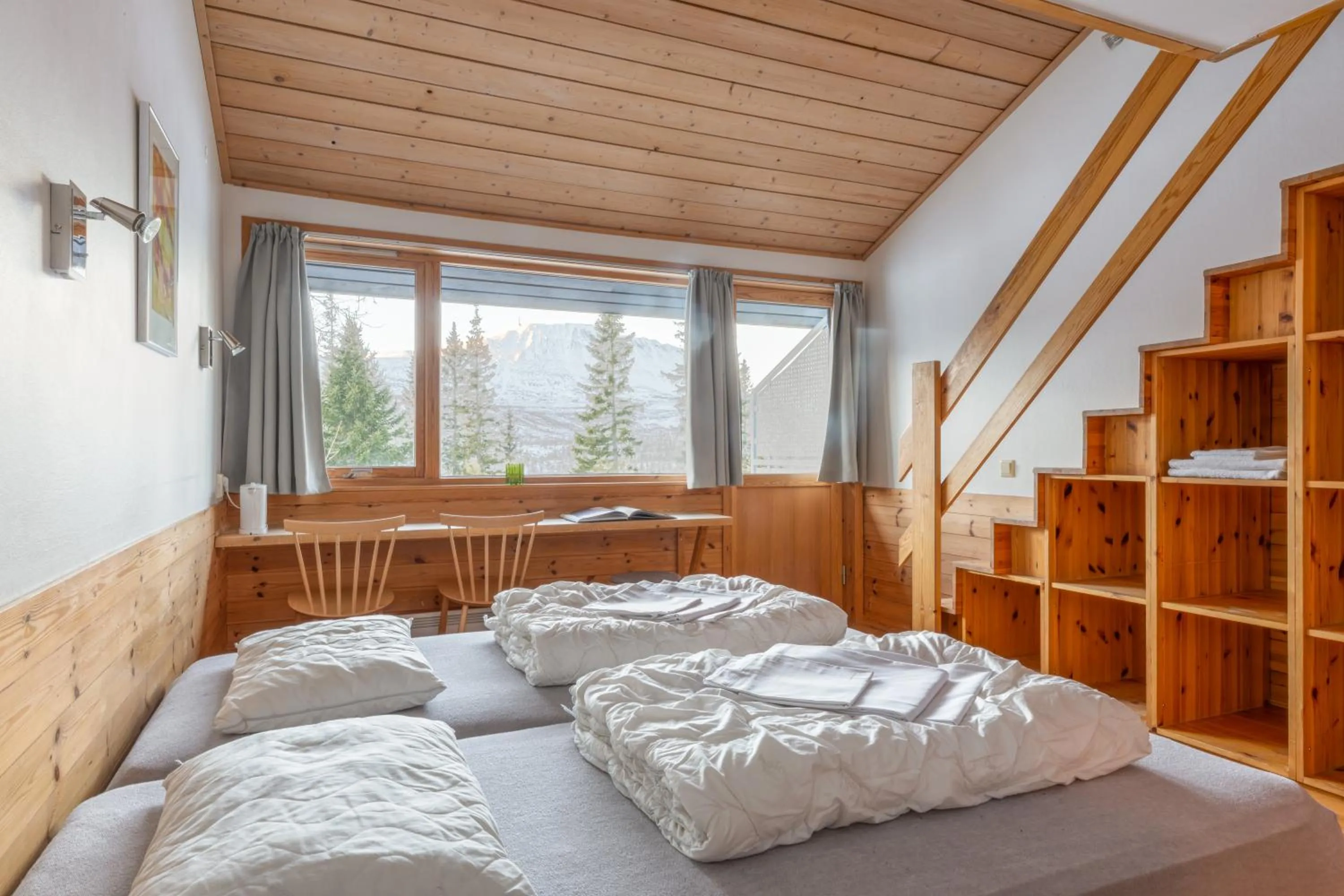 Bed in Kvitåvatn Fjellstue