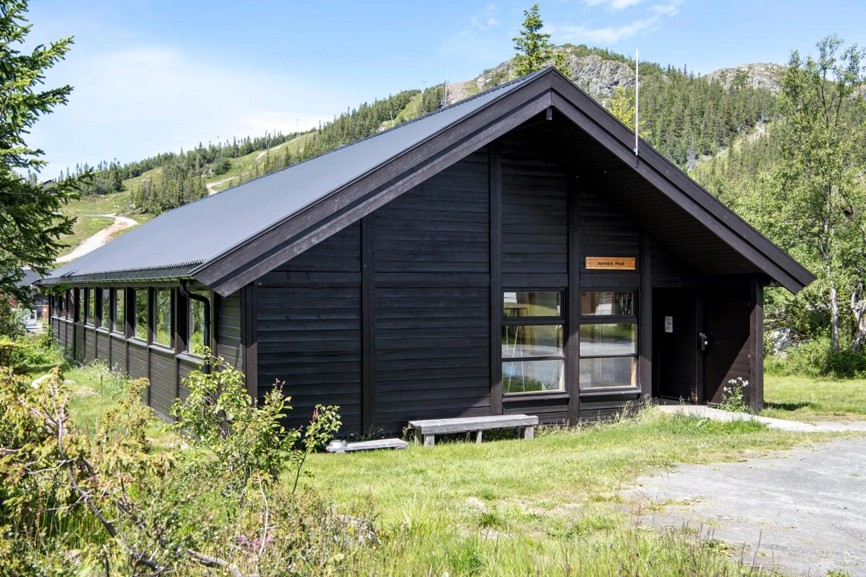 Facade/entrance in Kvitåvatn Fjellstue