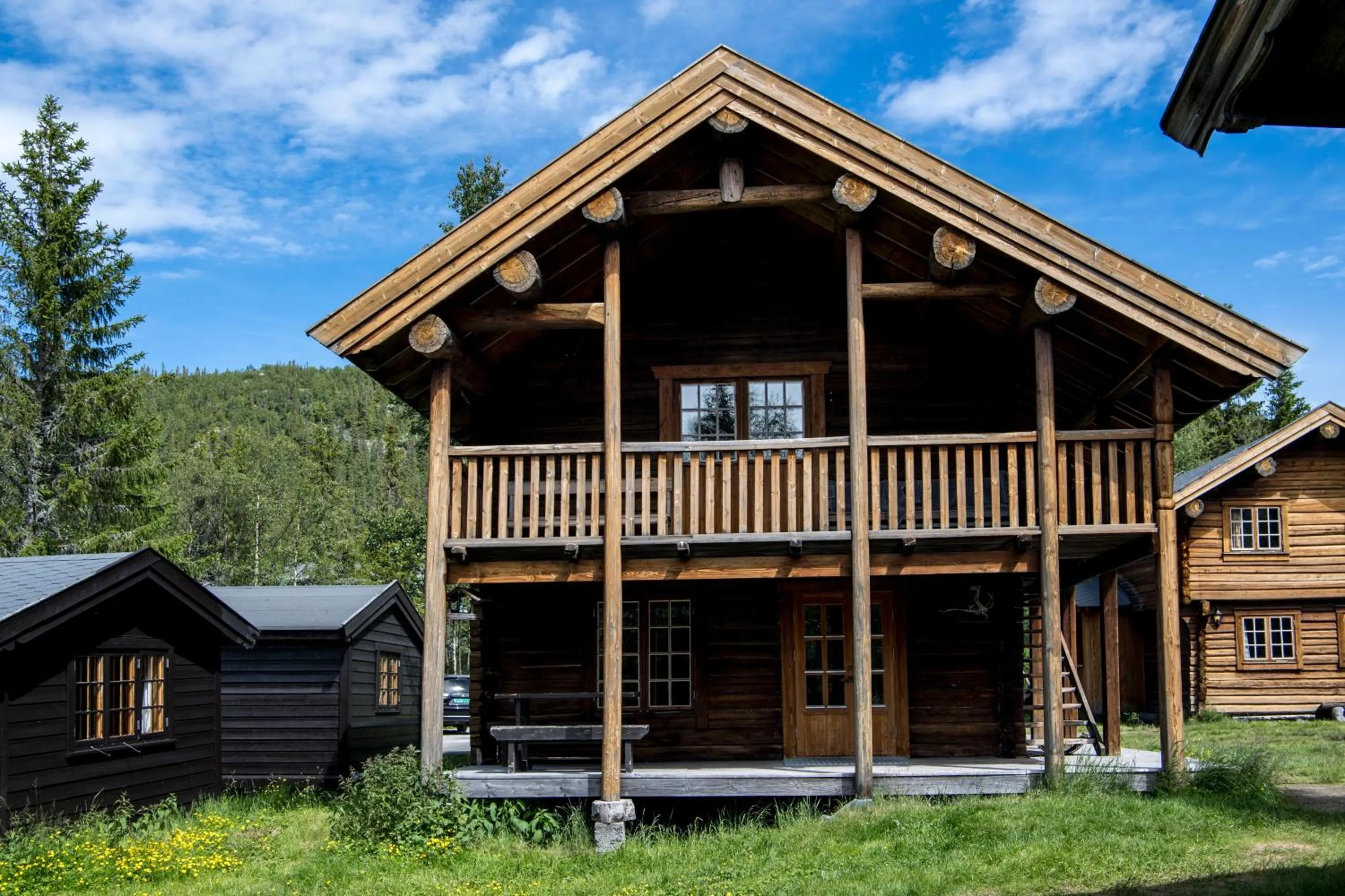 Facade/entrance in Kvitåvatn Fjellstue