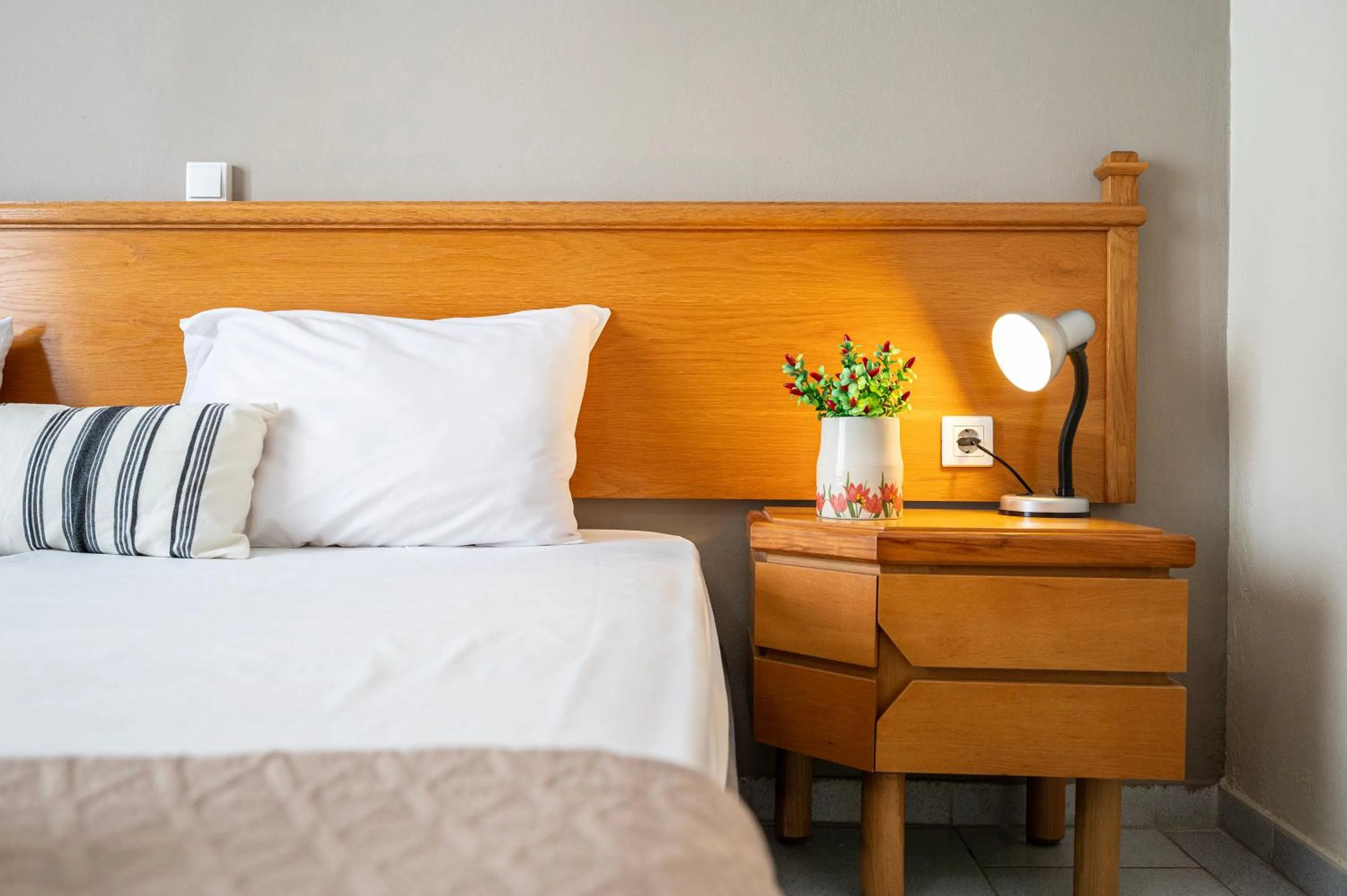 Bedroom, Bed in Manias Apartments