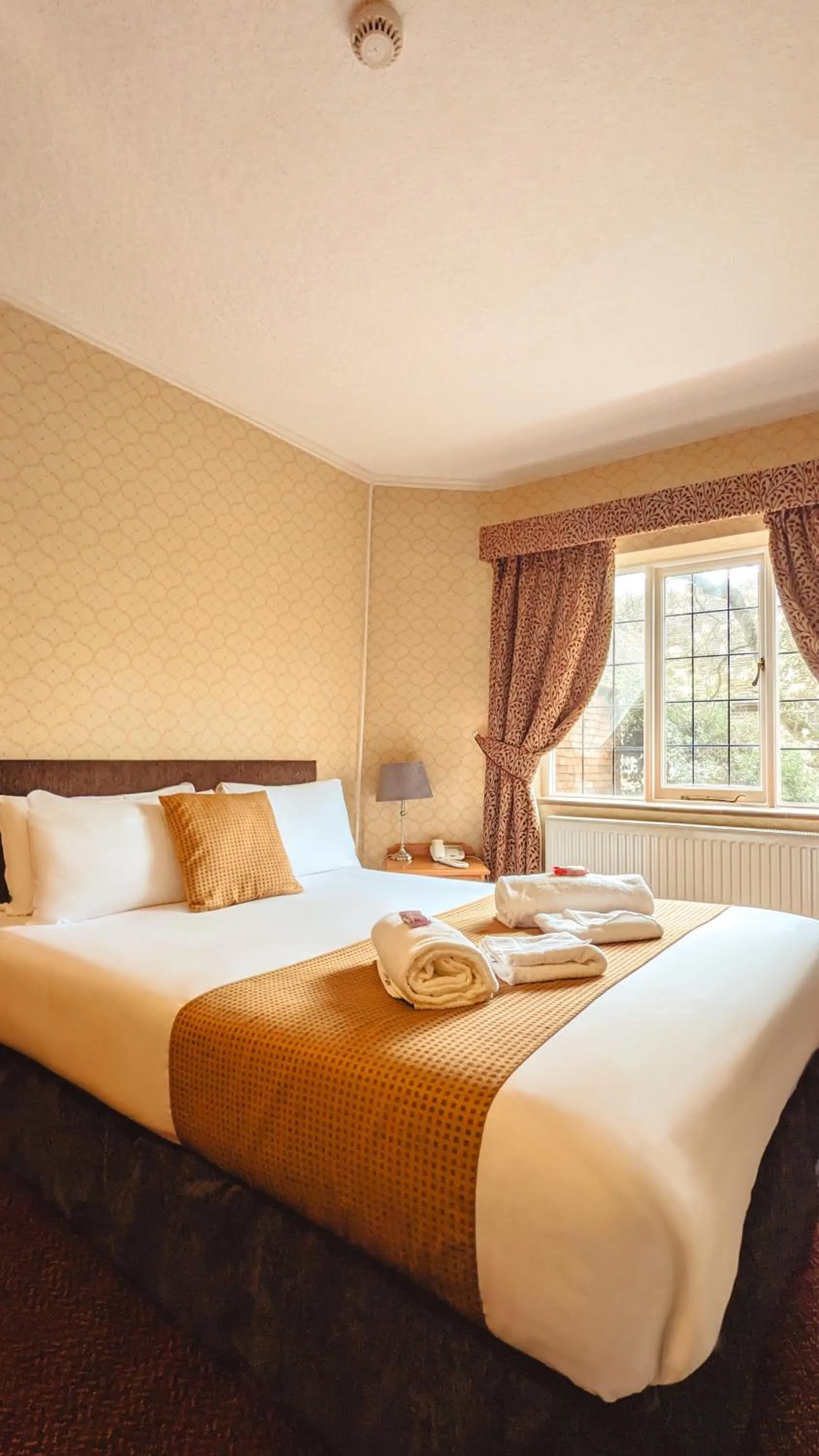 Bed in Howfield Manor Hotel