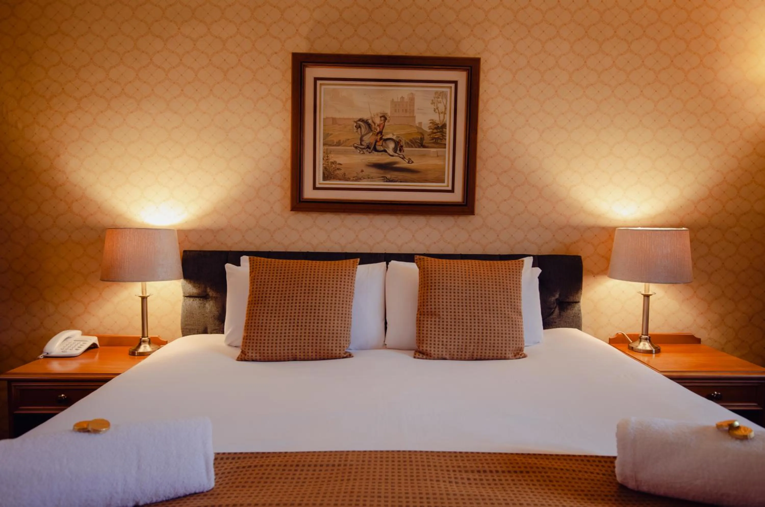 Bed in Howfield Manor Hotel