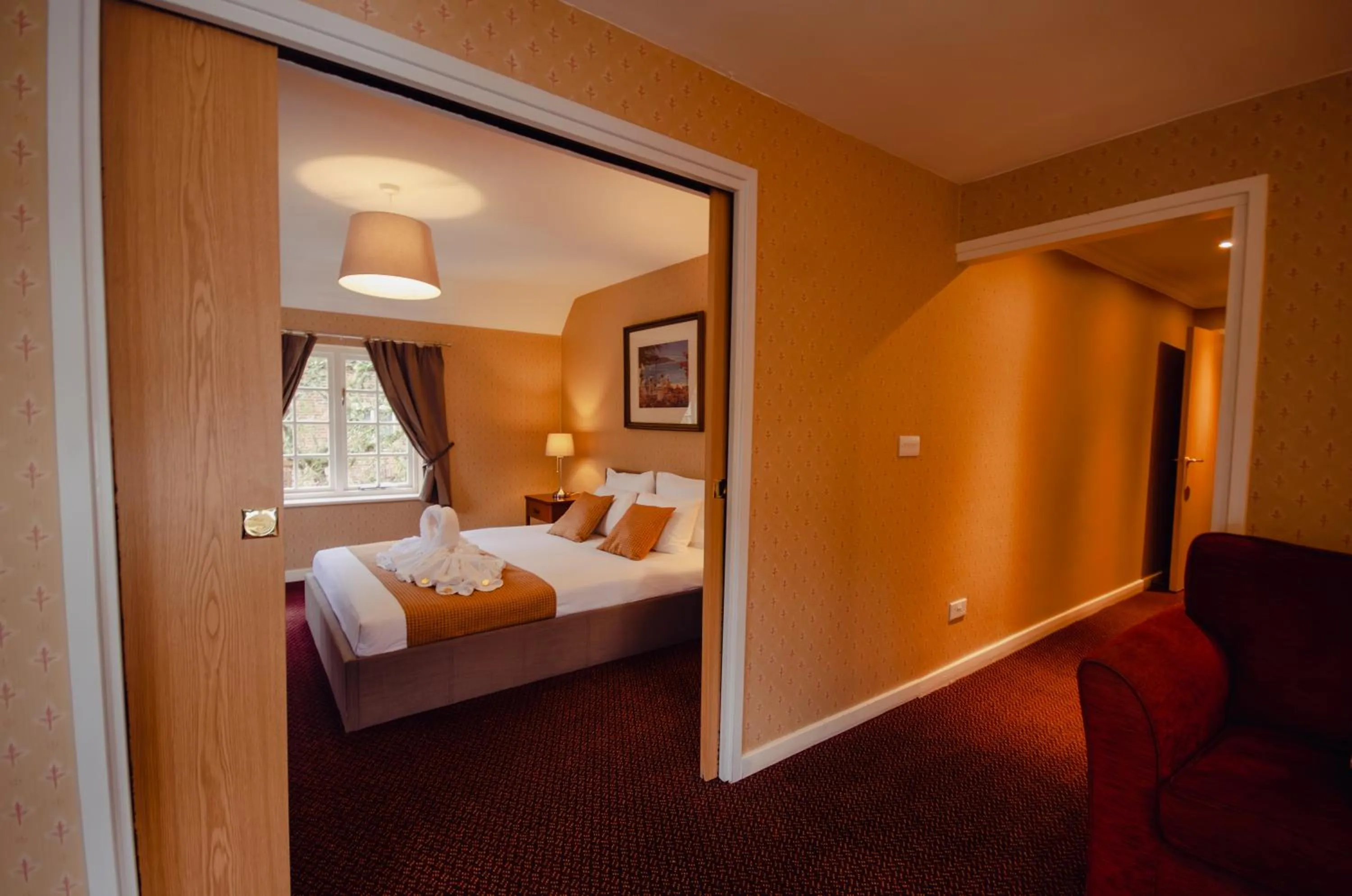 Bed in Howfield Manor Hotel