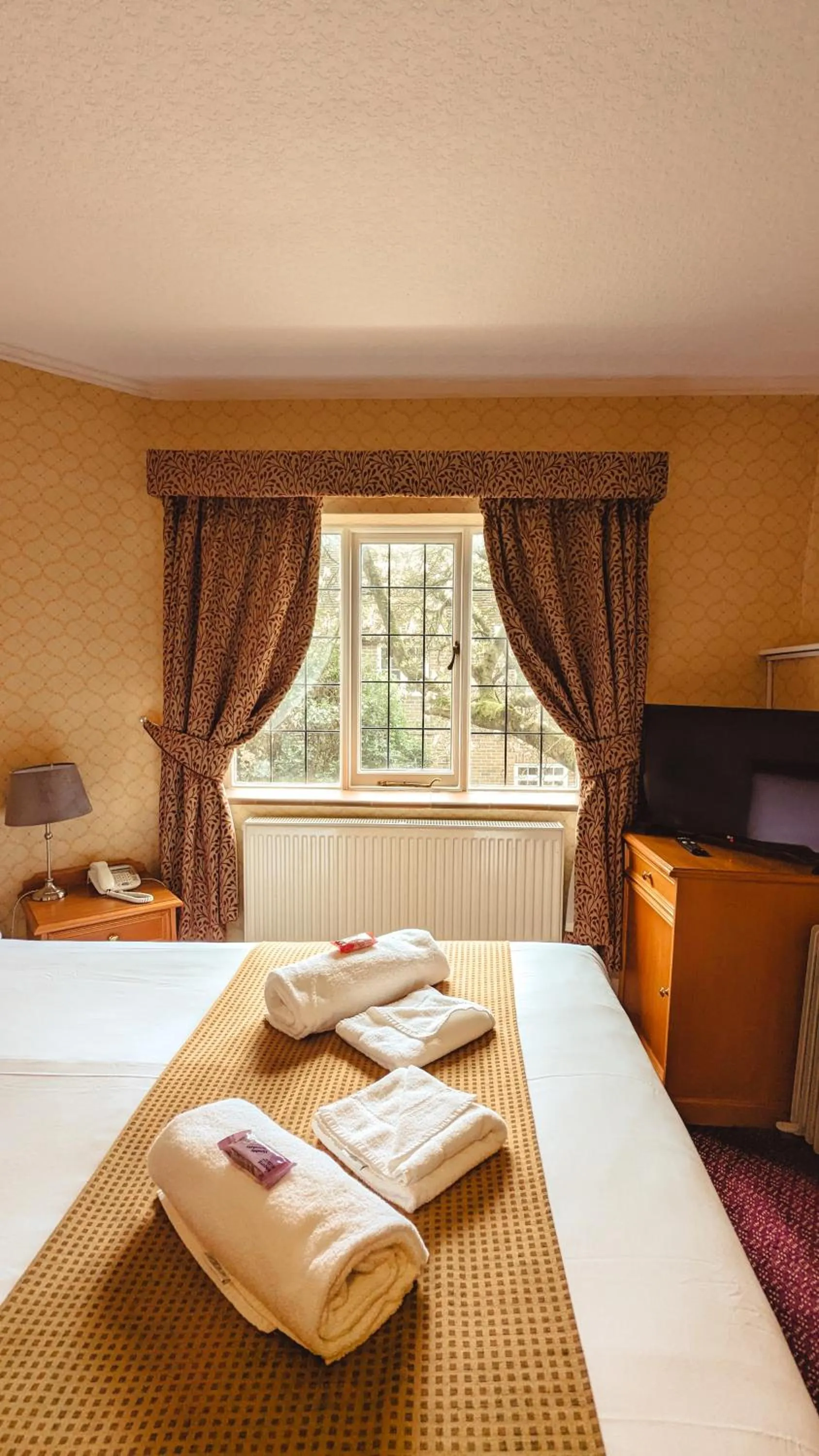 Bed in Howfield Manor Hotel