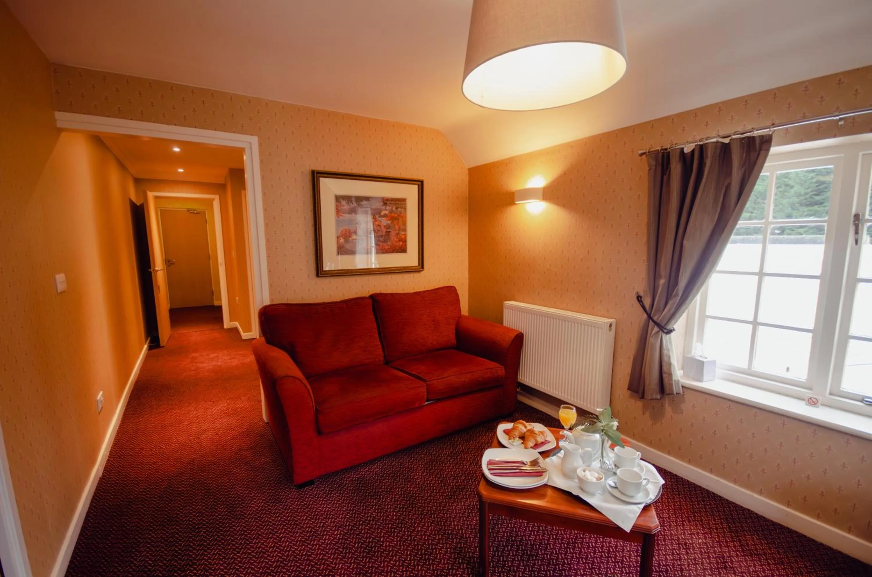 Seating area in Howfield Manor Hotel