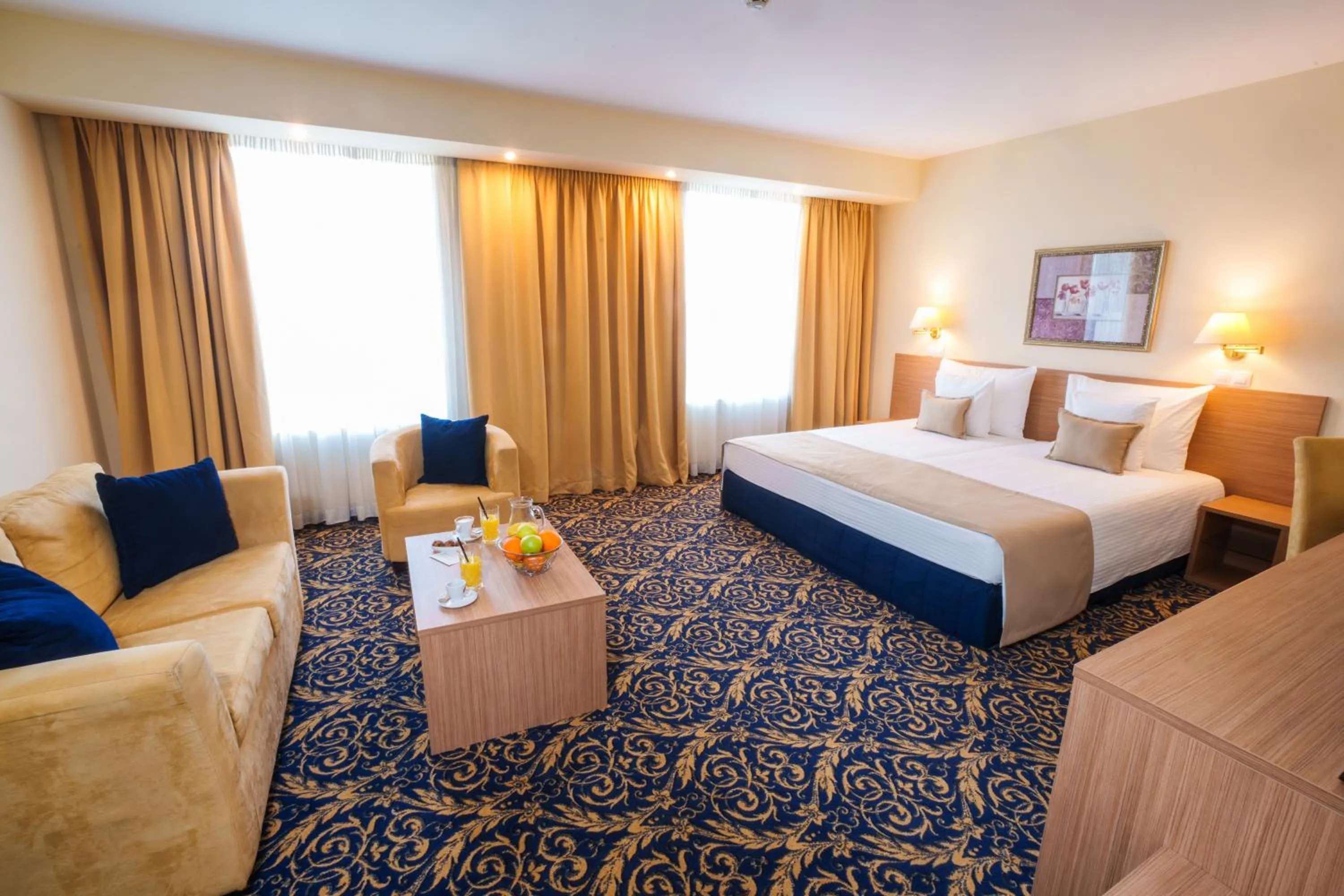 Bed in Hotel Monogram Park