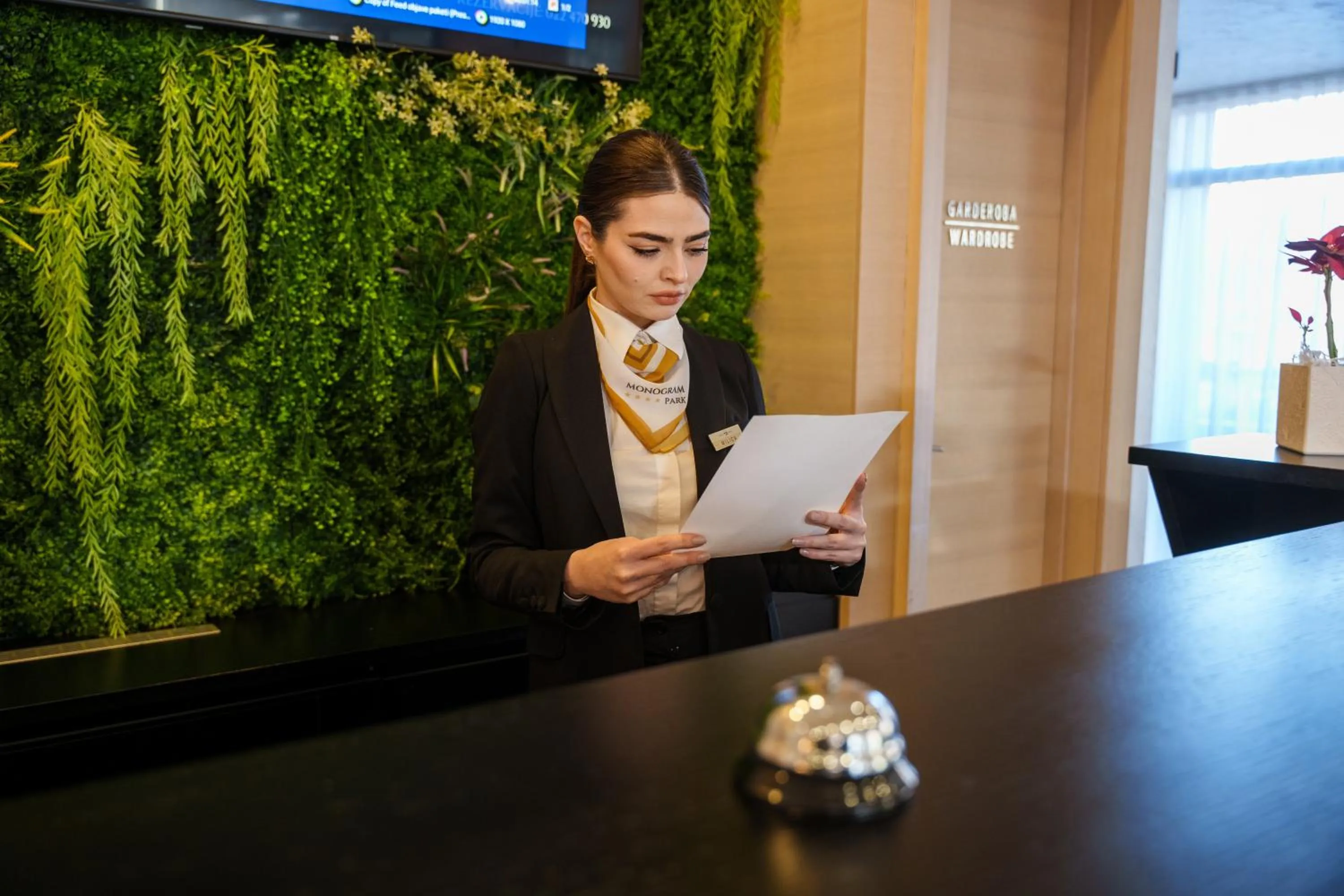Lobby or reception in Hotel Monogram Park