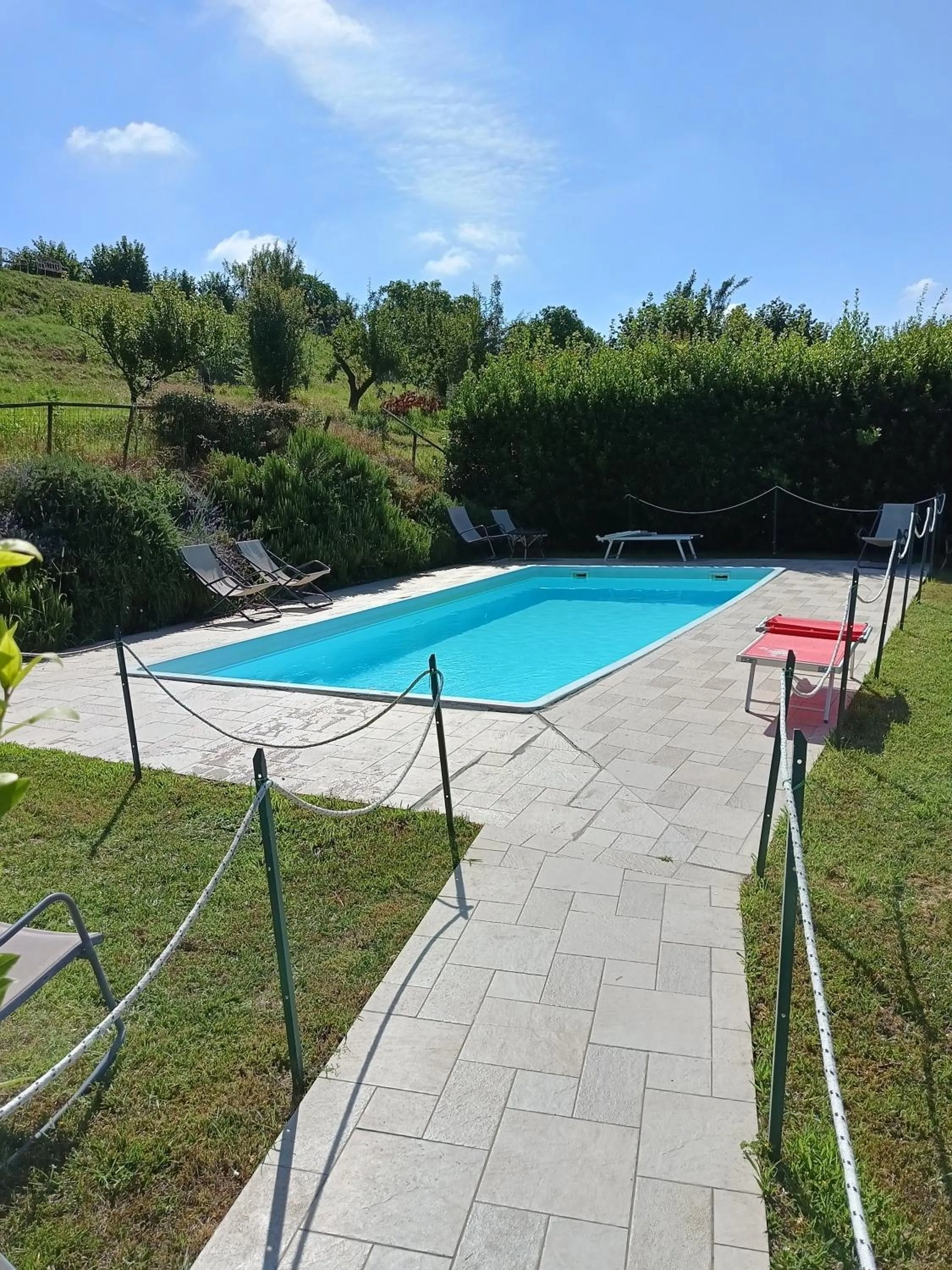 Swimming pool in B&B La Quercia