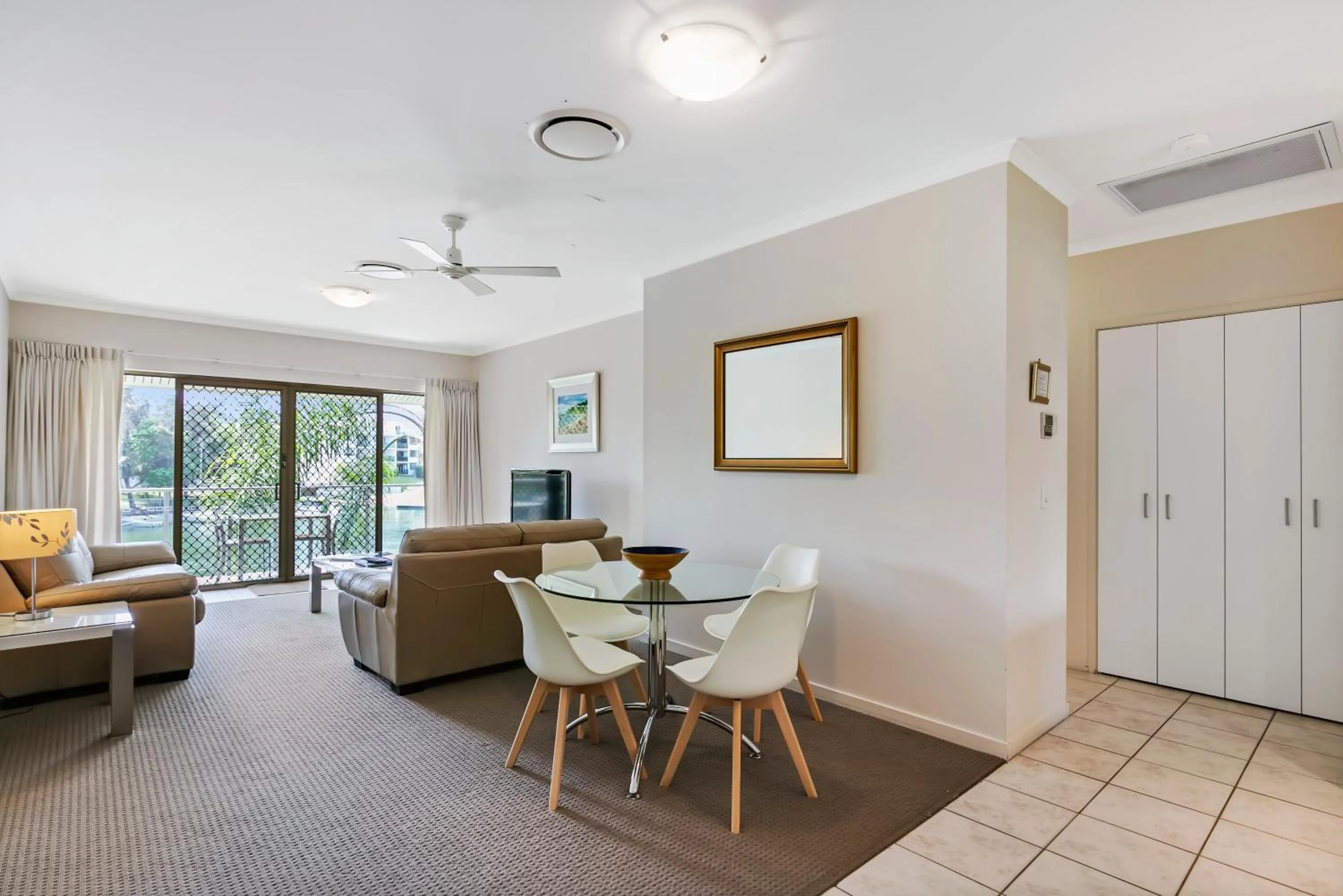 Living room in Culgoa Point Beach Resort