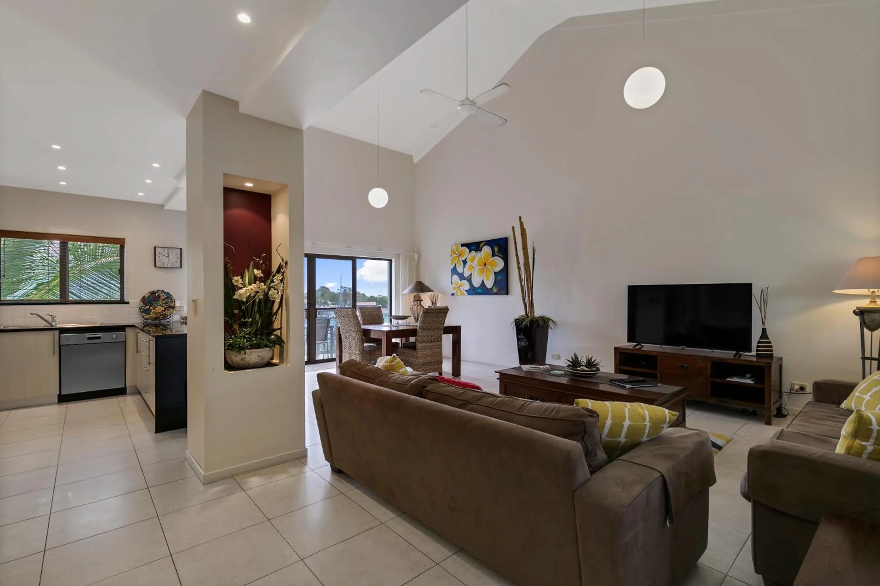 Living room in Culgoa Point Beach Resort