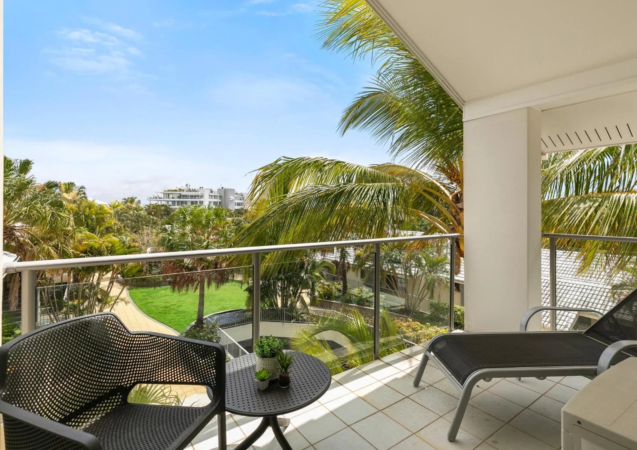 Patio in Culgoa Point Beach Resort
