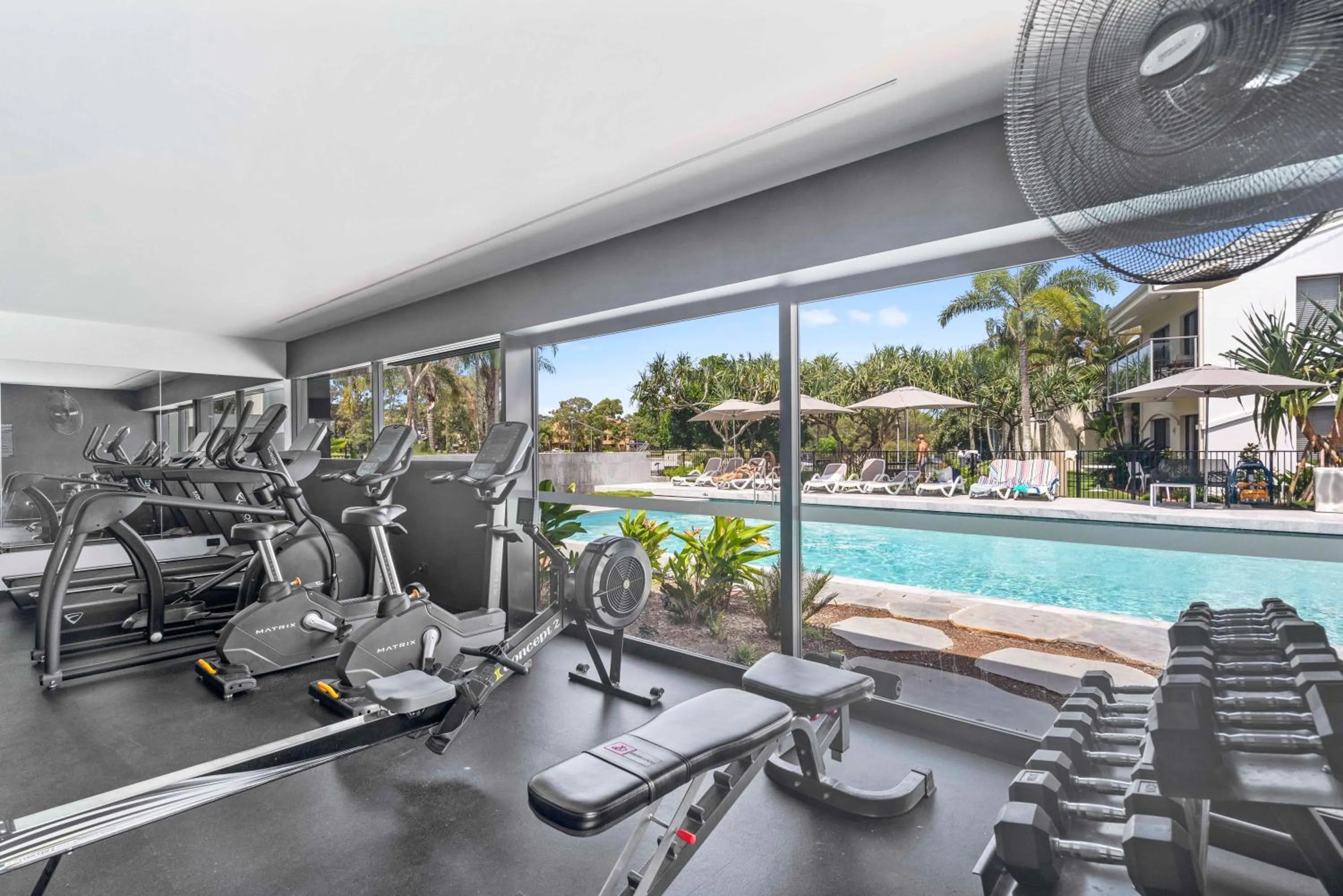 Fitness centre/facilities in Culgoa Point Beach Resort