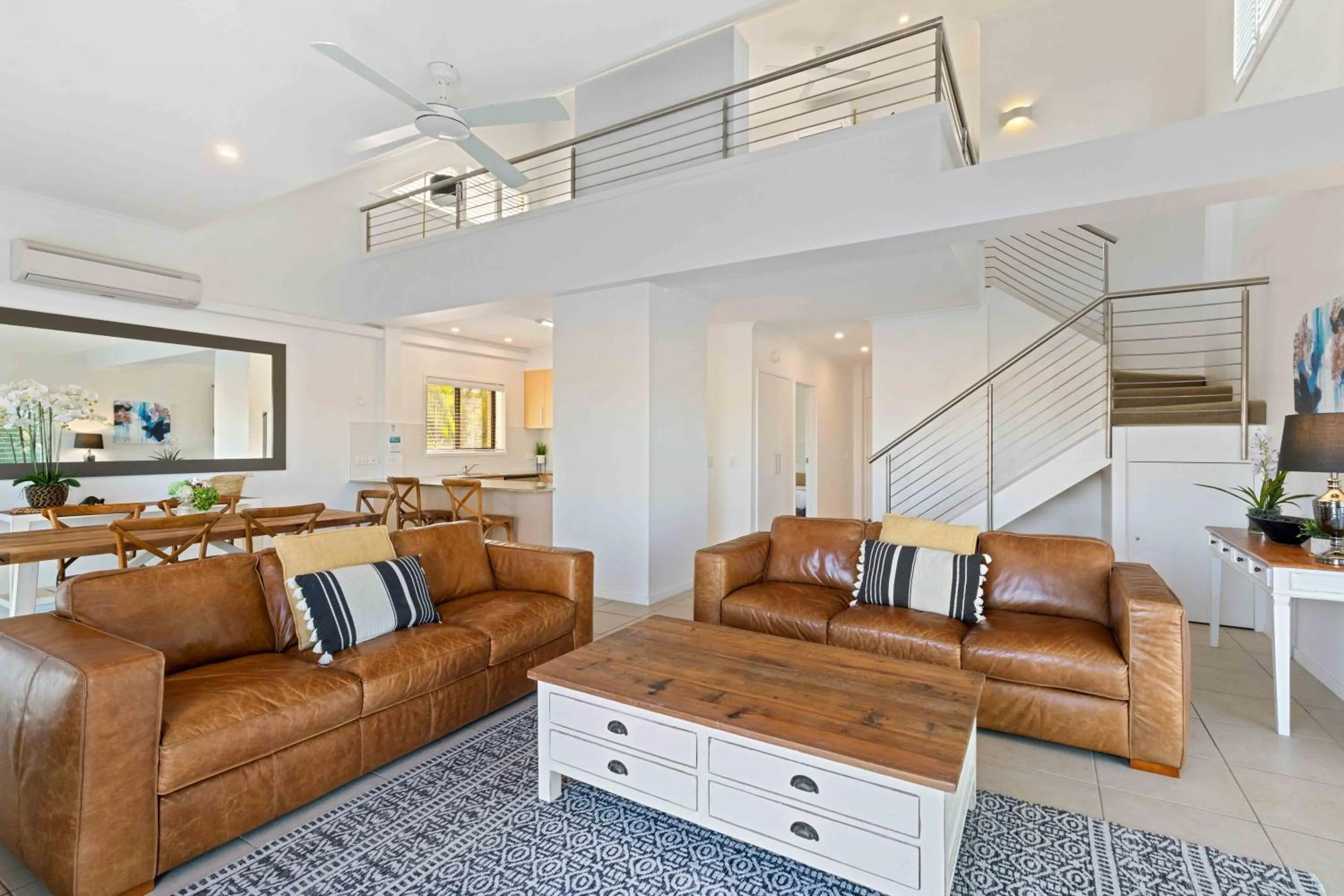 Living room in Culgoa Point Beach Resort