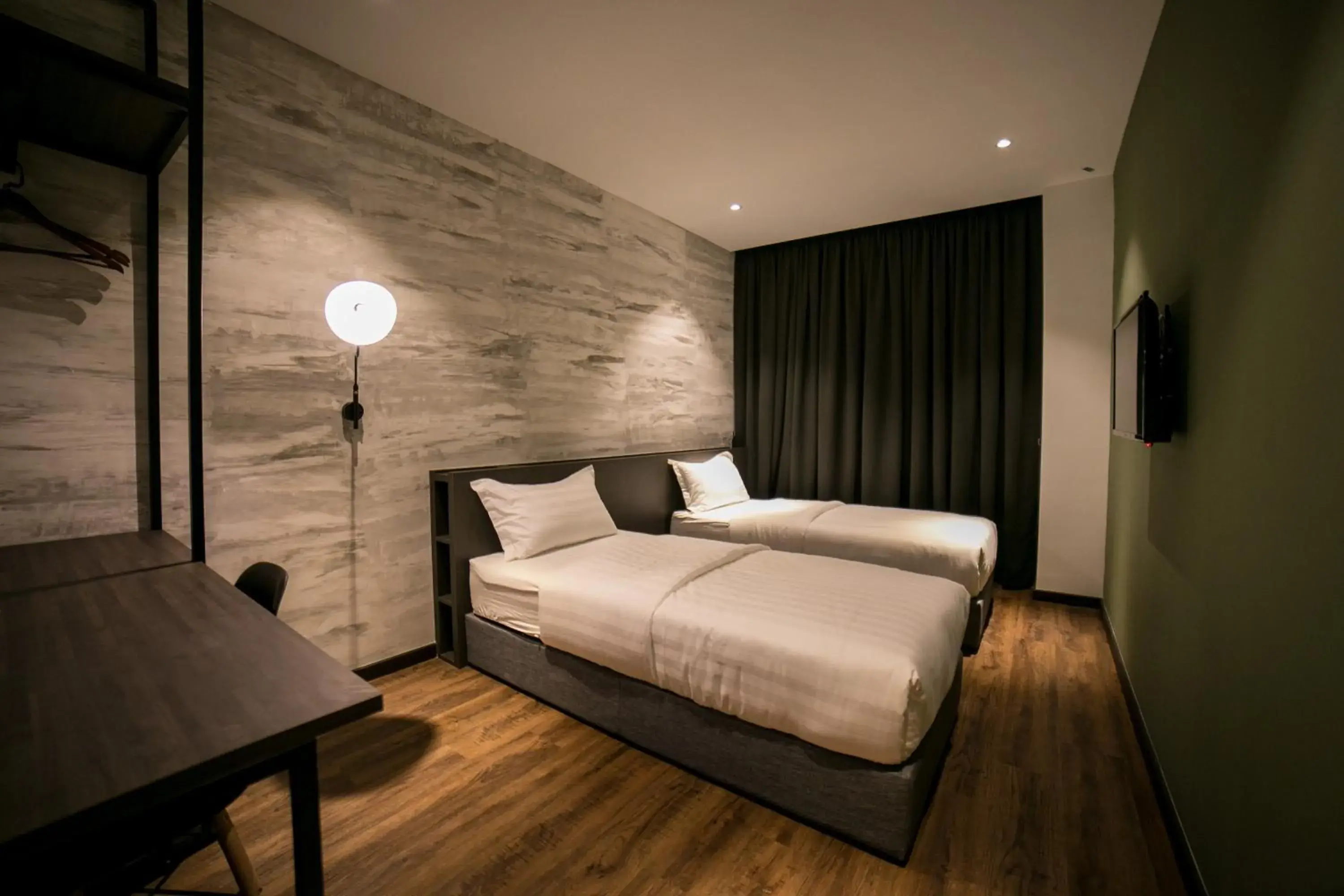 Photo of the whole room, Bed in Eureka Hotel Penang Photo of the whole room, Bed in Eureka Hotel Penang