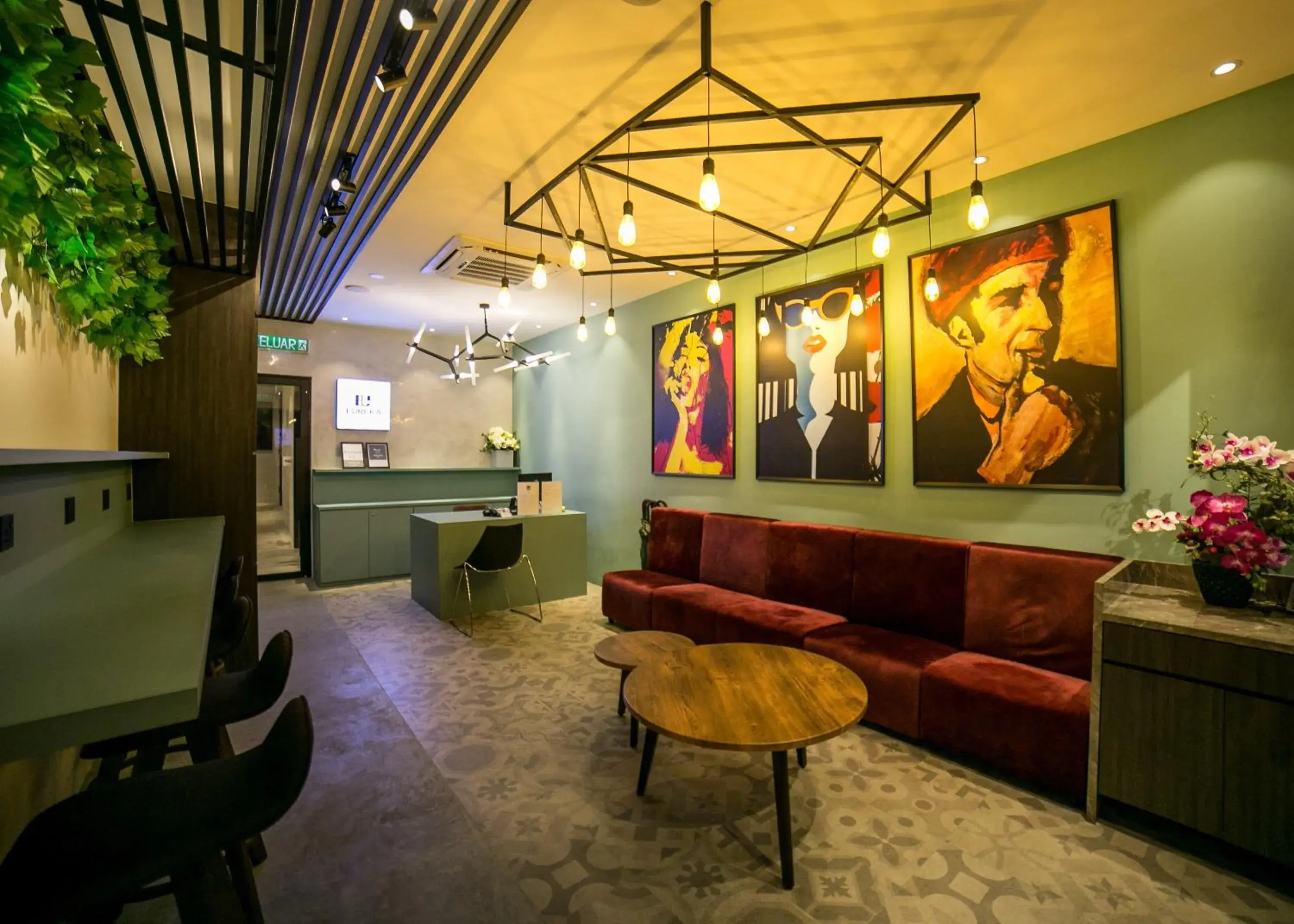 Lobby or reception in Eureka Hotel Penang Lobby or reception in Eureka Hotel Penang