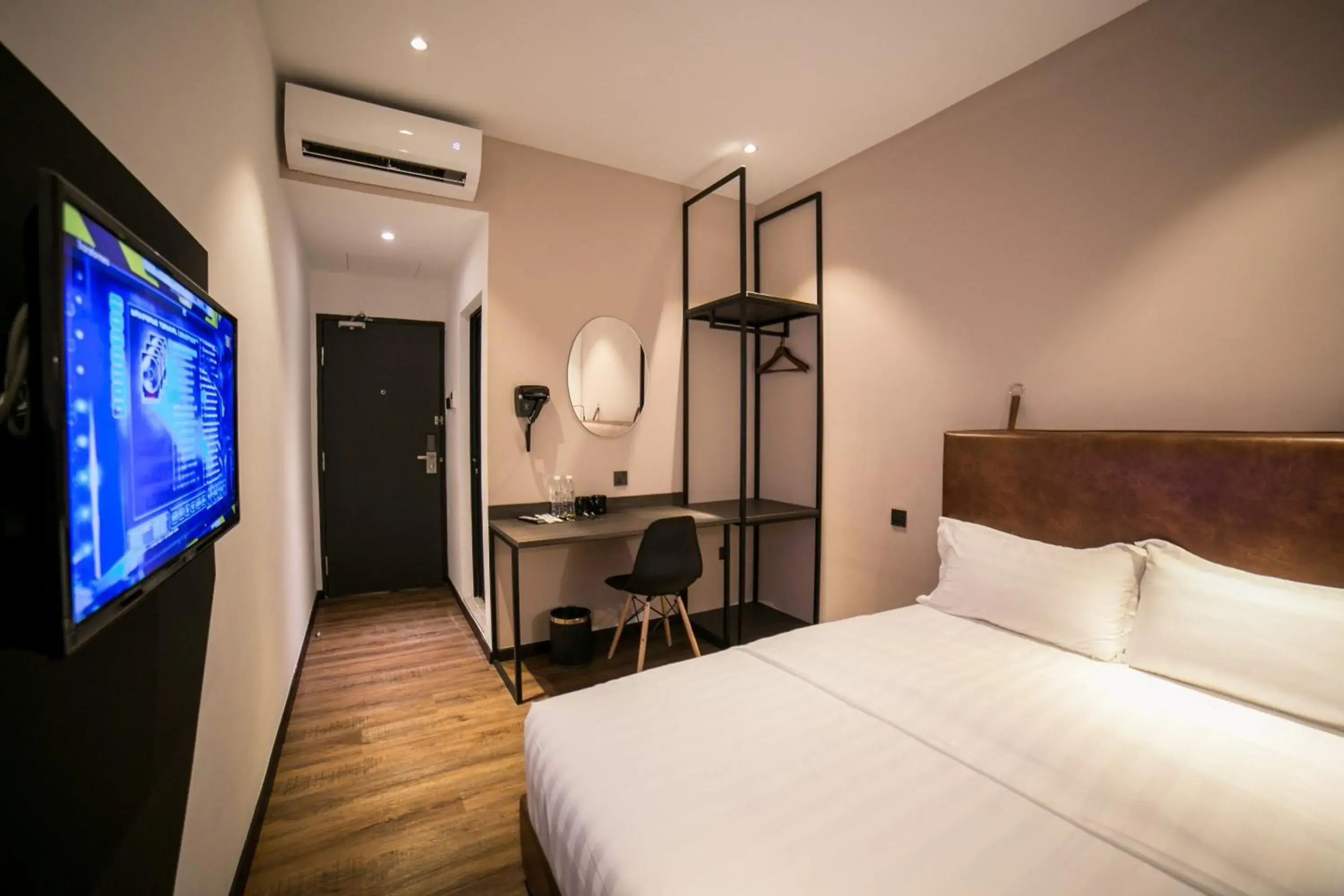 Photo of the whole room, Bed in Eureka Hotel Penang Photo of the whole room, Bed in Eureka Hotel Penang