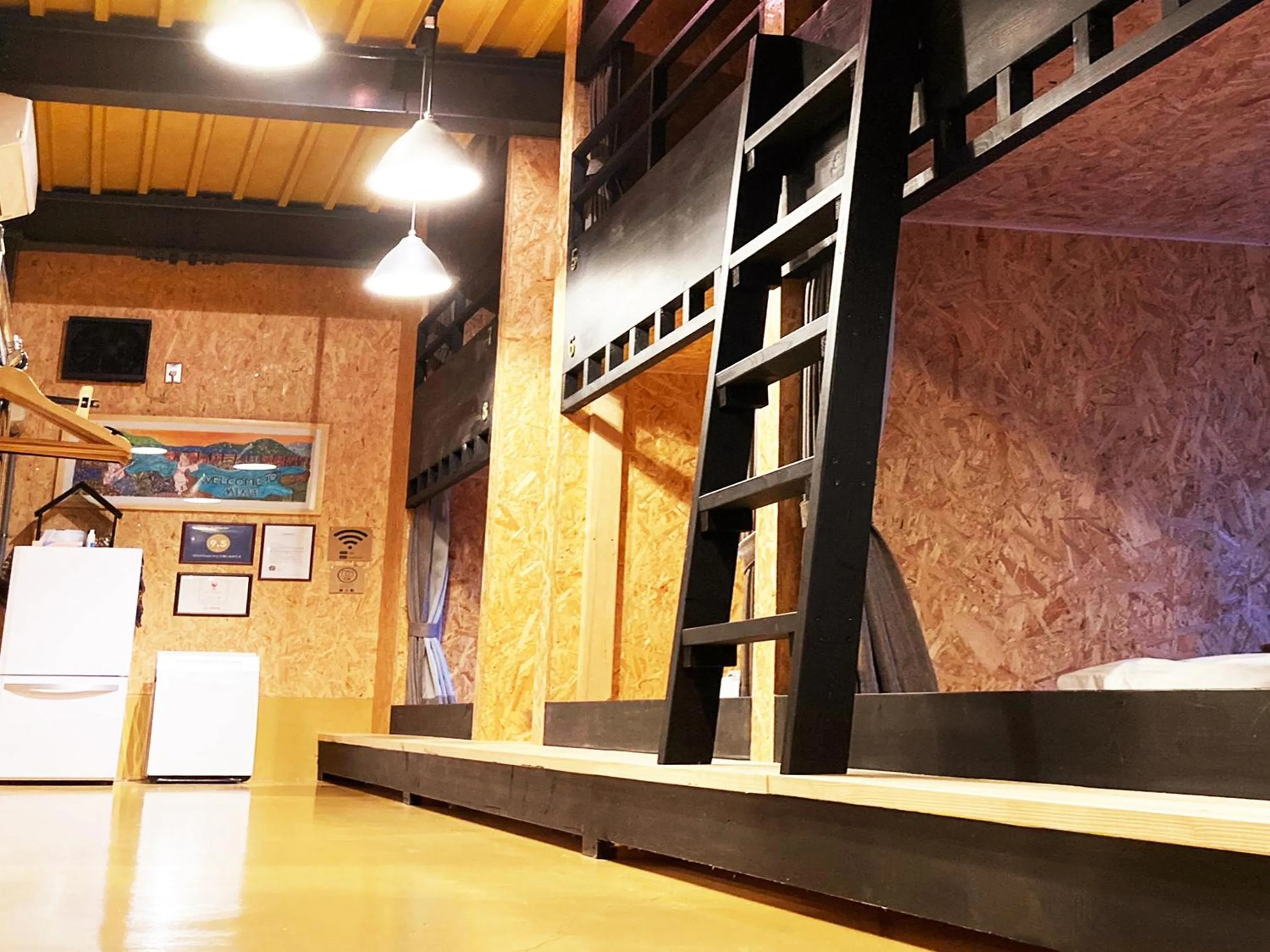 Bed in ADLIV/Factry Stay/工場に泊まれる