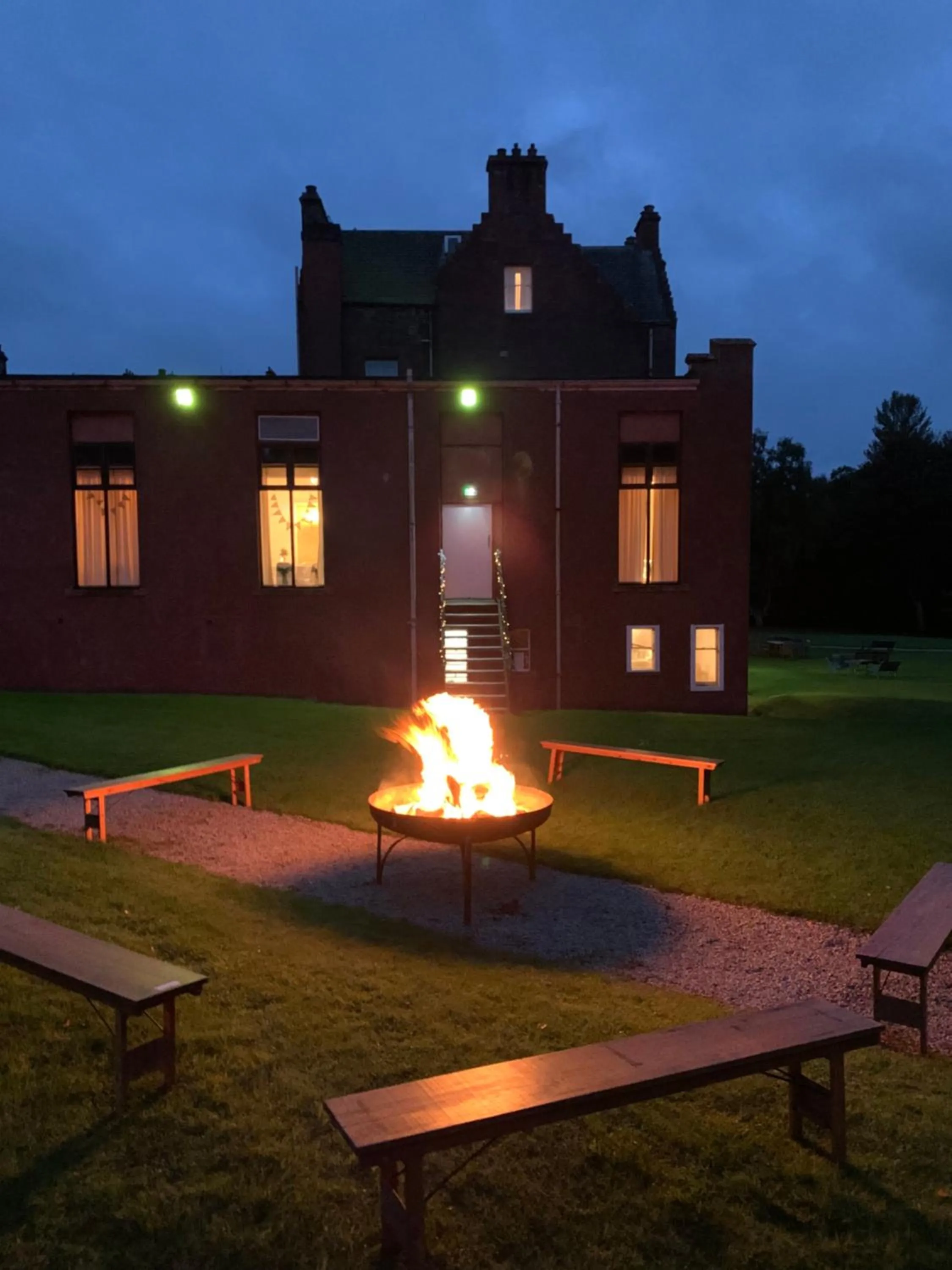 Night in Dryburgh Abbey Hotel