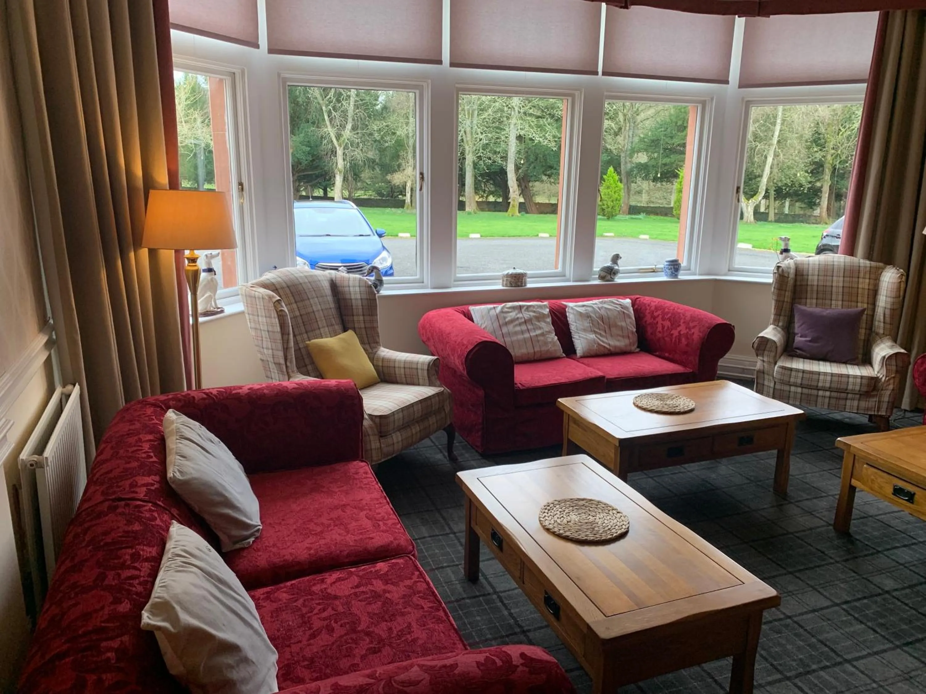 Seating area in Dryburgh Abbey Hotel