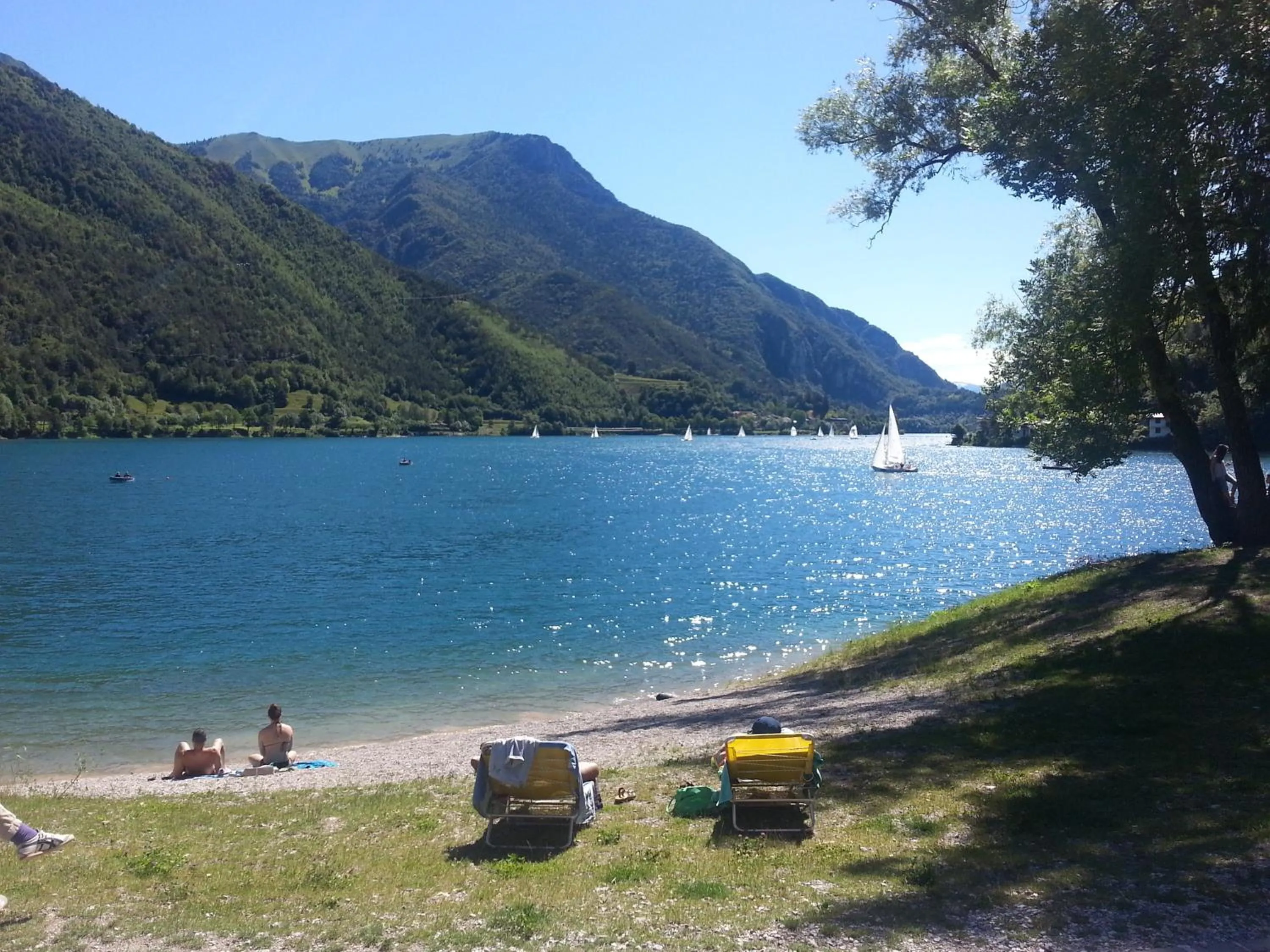 Beach in Camping Al Lago Ledro