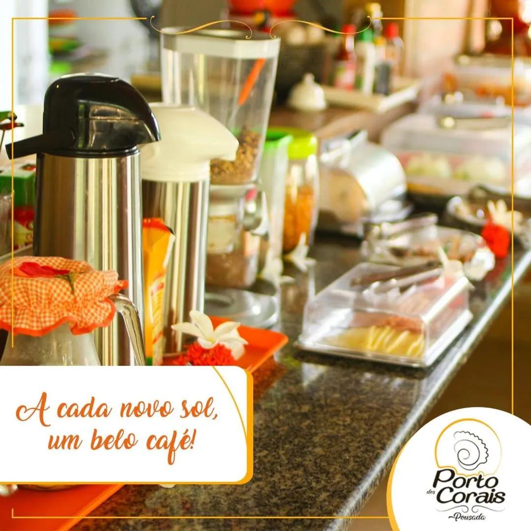 Breakfast in Pousada Porto dos Corais