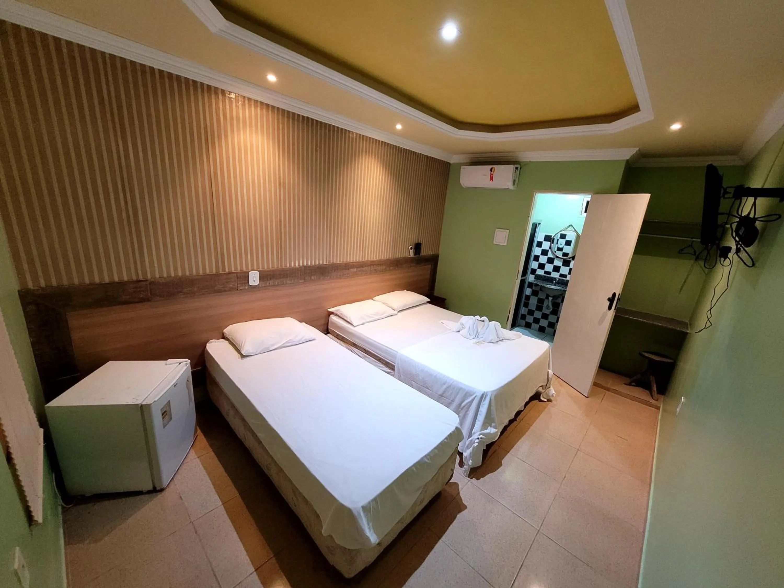 Bed in Pousada Porto dos Corais