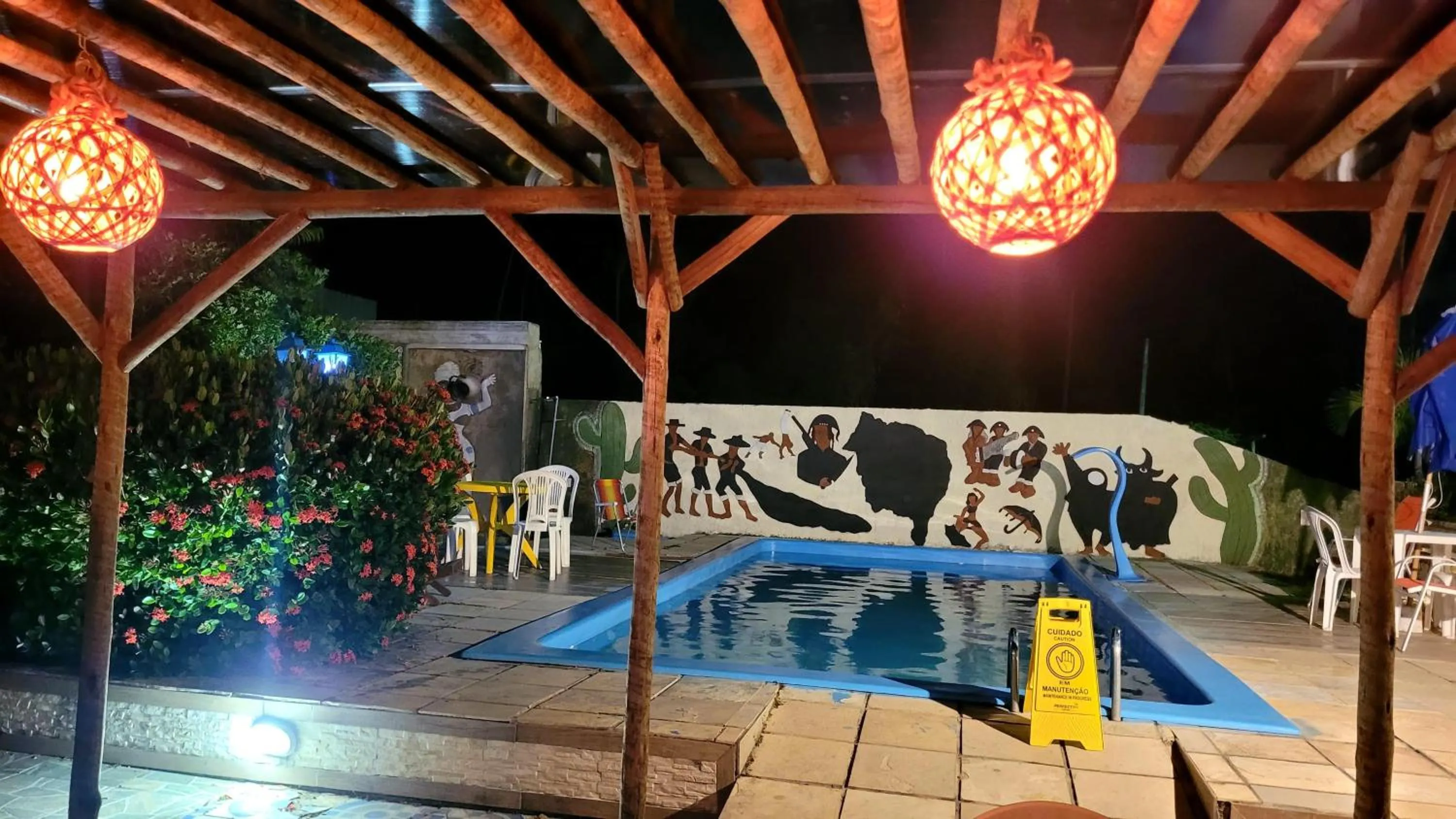 Swimming pool in Pousada Porto dos Corais