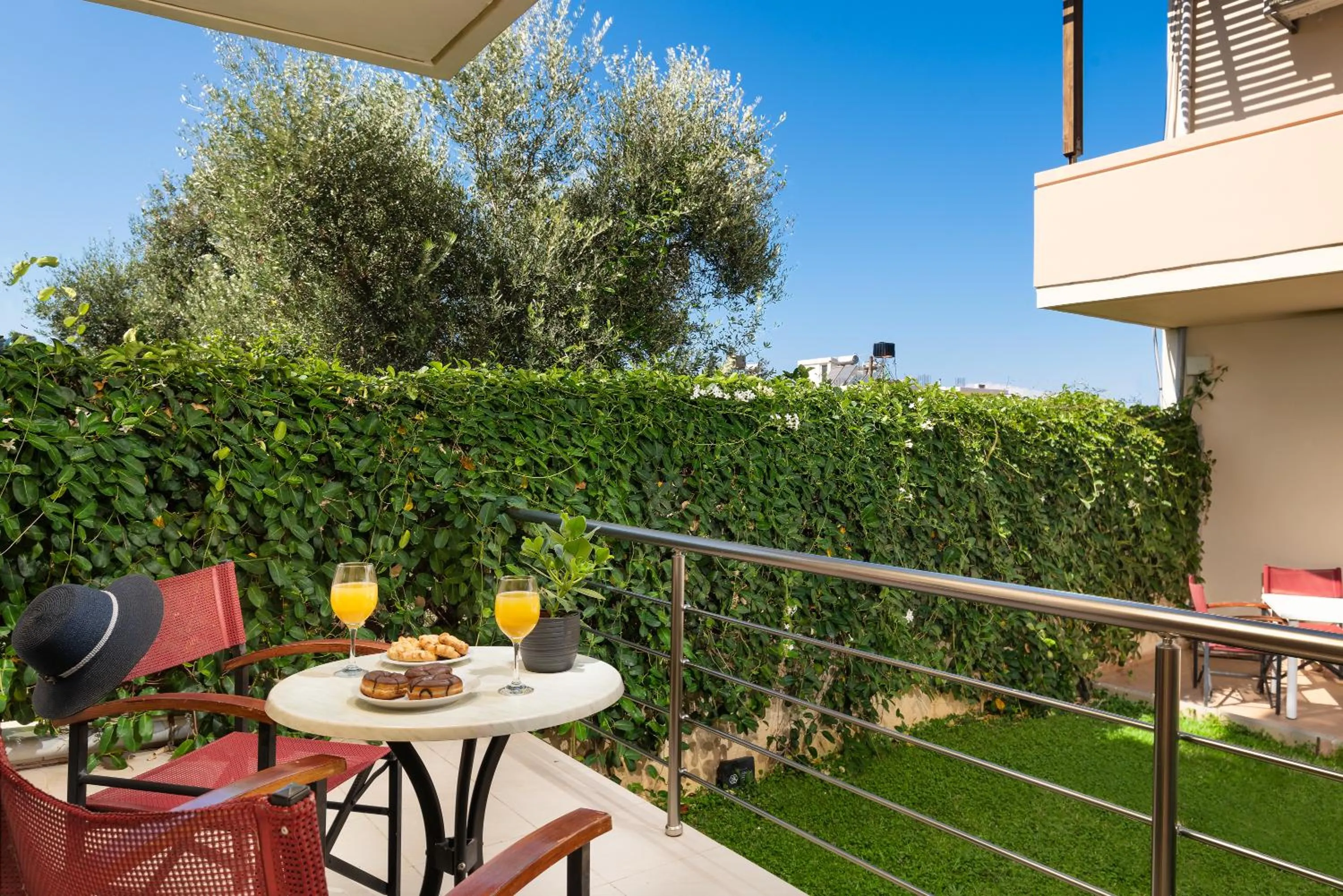 Balcony/Terrace in Dimitra & Evdokia Hotel