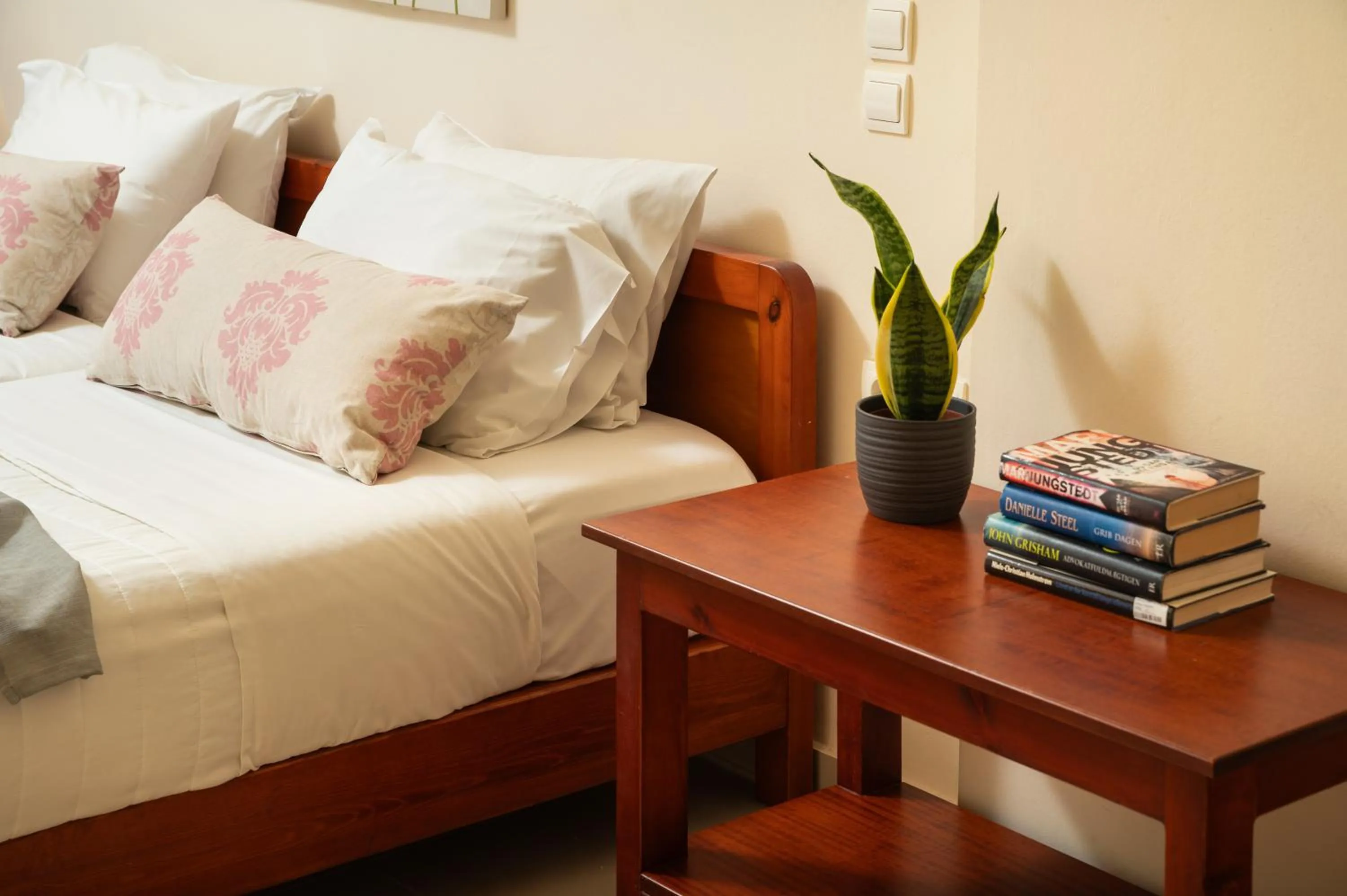 Bed in Dimitra & Evdokia Hotel