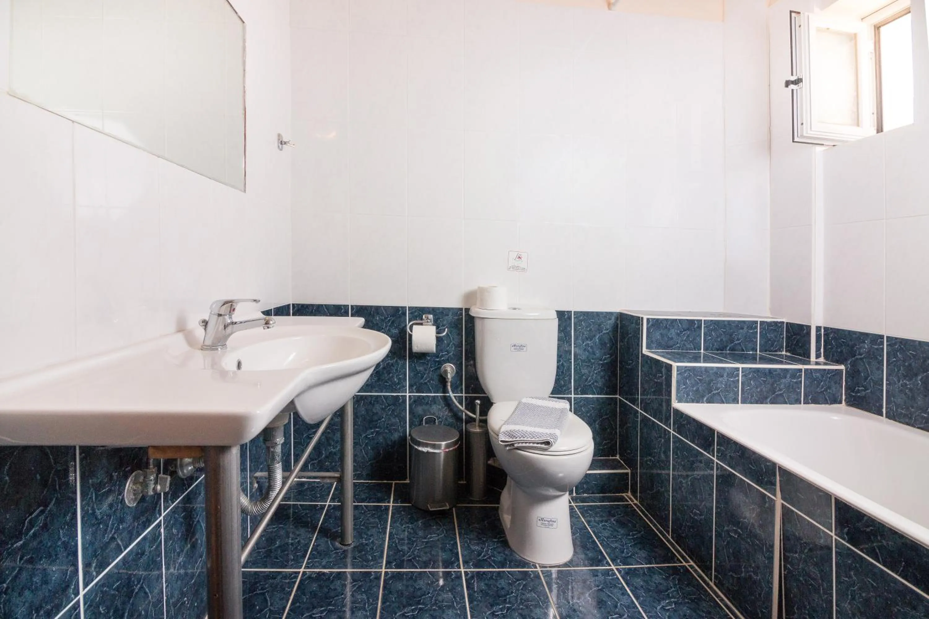 Bathroom in Dimitra & Evdokia Hotel