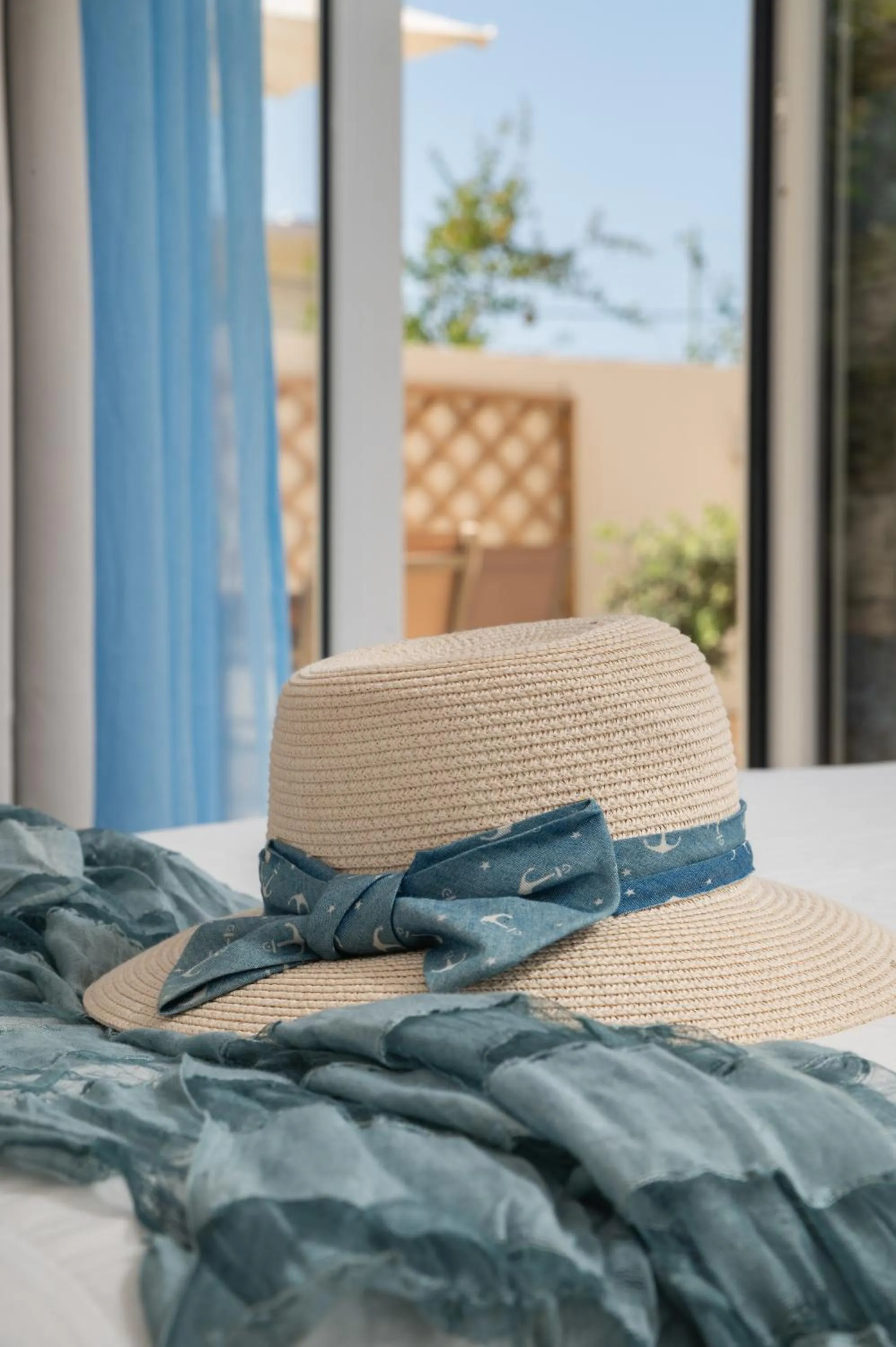 Patio in Dimitra & Evdokia Hotel