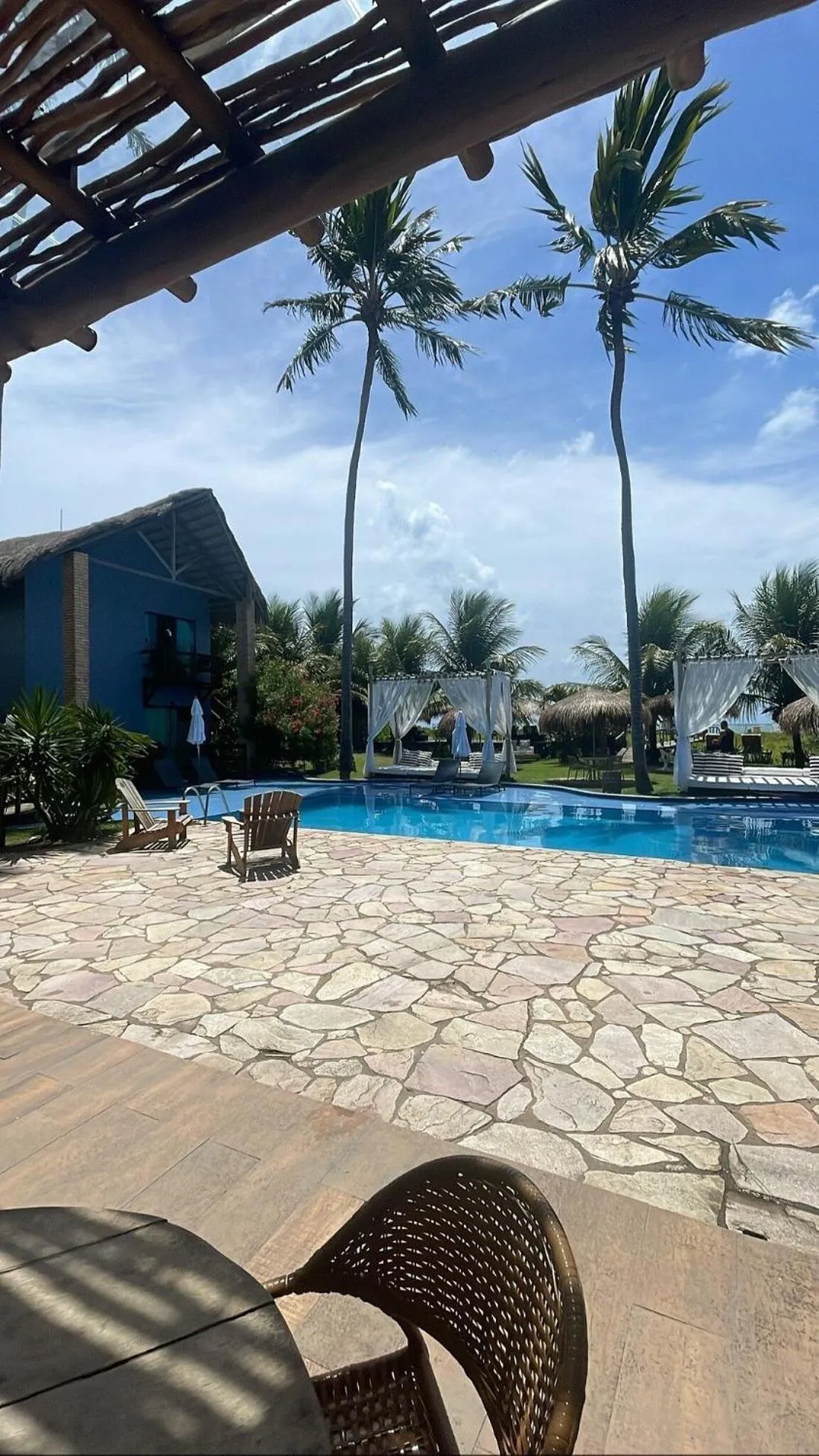 Swimming pool in Villa Pantai Milagres Exclusive Hotel