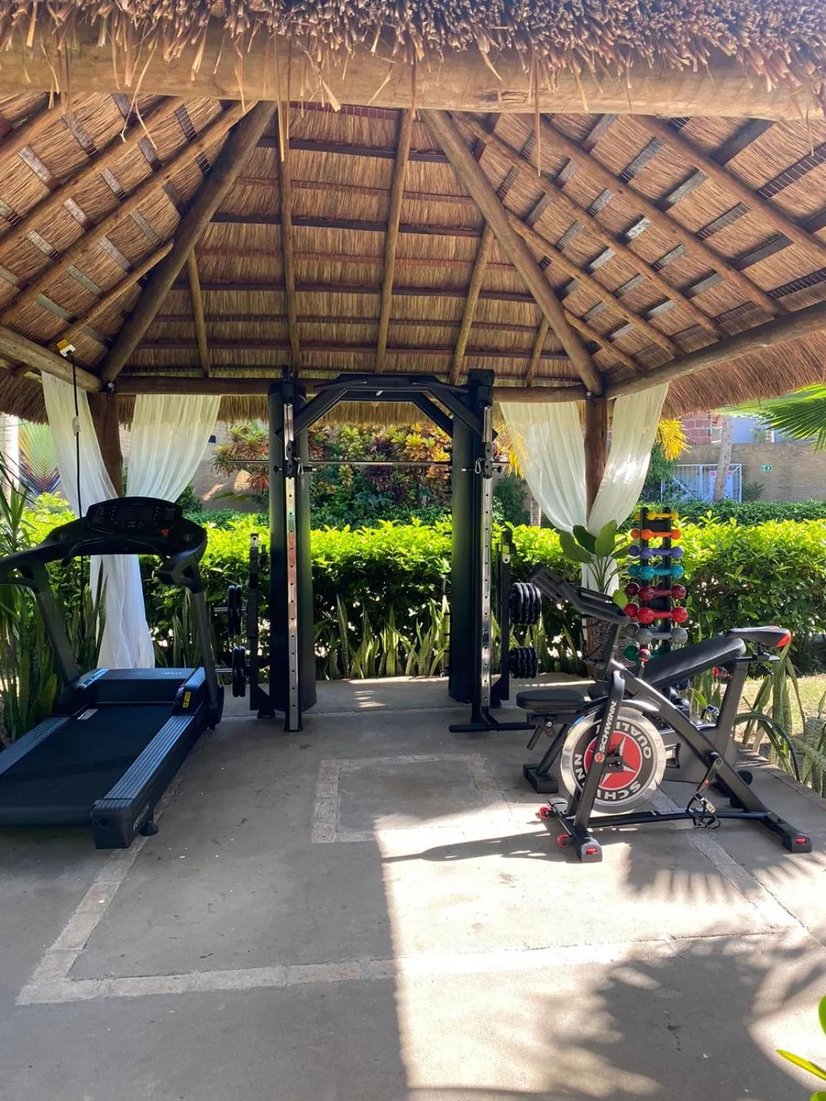Fitness centre/facilities in Villa Pantai Milagres Exclusive Hotel