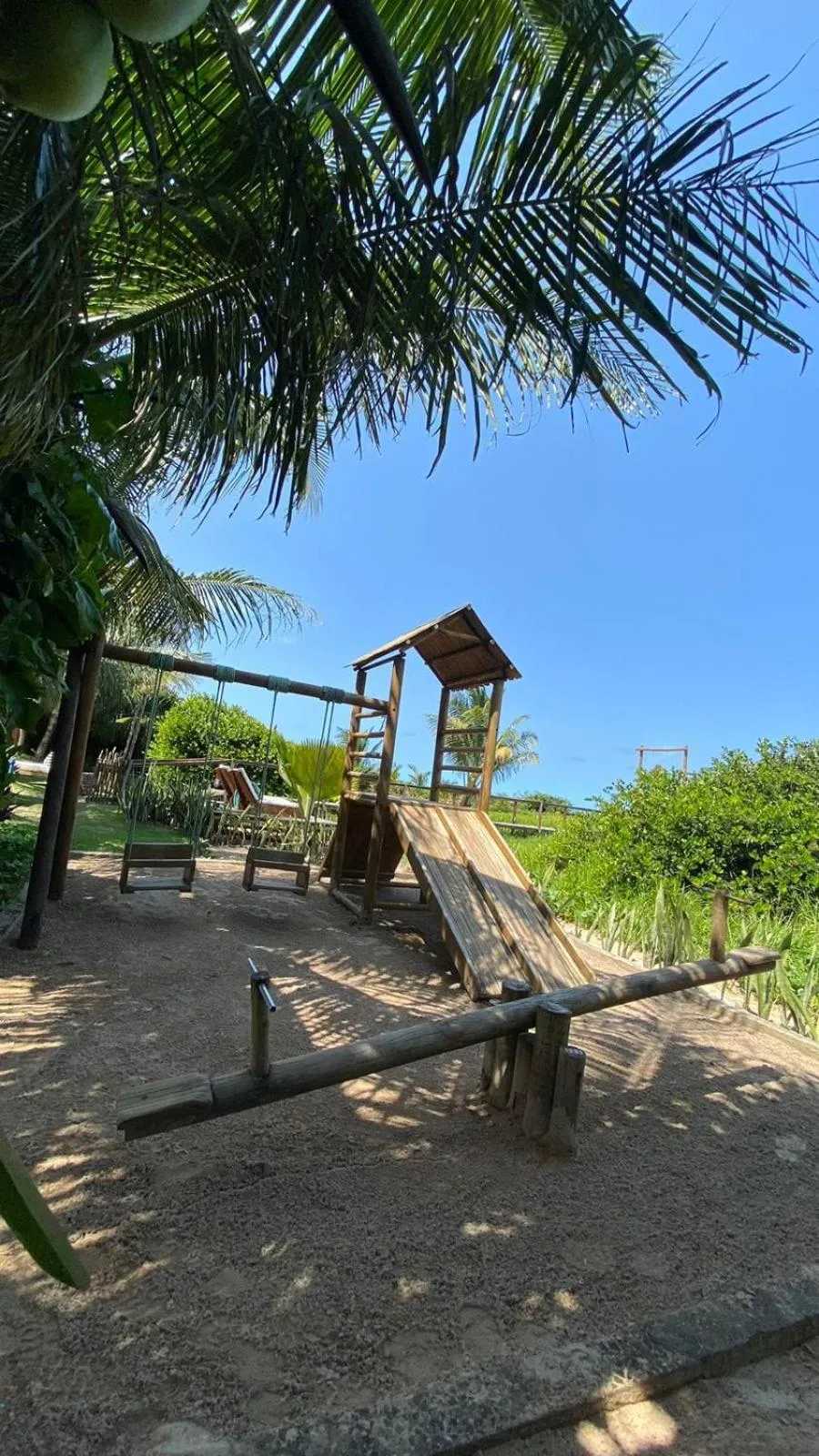 Children play ground in Villa Pantai Milagres Exclusive Hotel