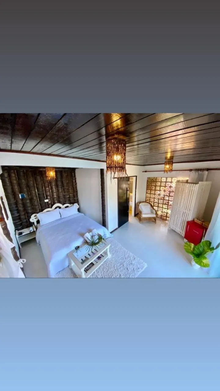 Bed in Villa Pantai Milagres Exclusive Hotel