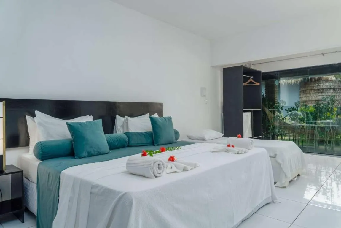 Bed in Villa Pantai Milagres Exclusive Hotel