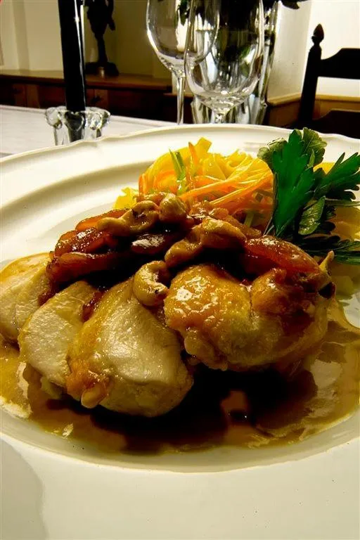 Food and drinks in Hotel Krone