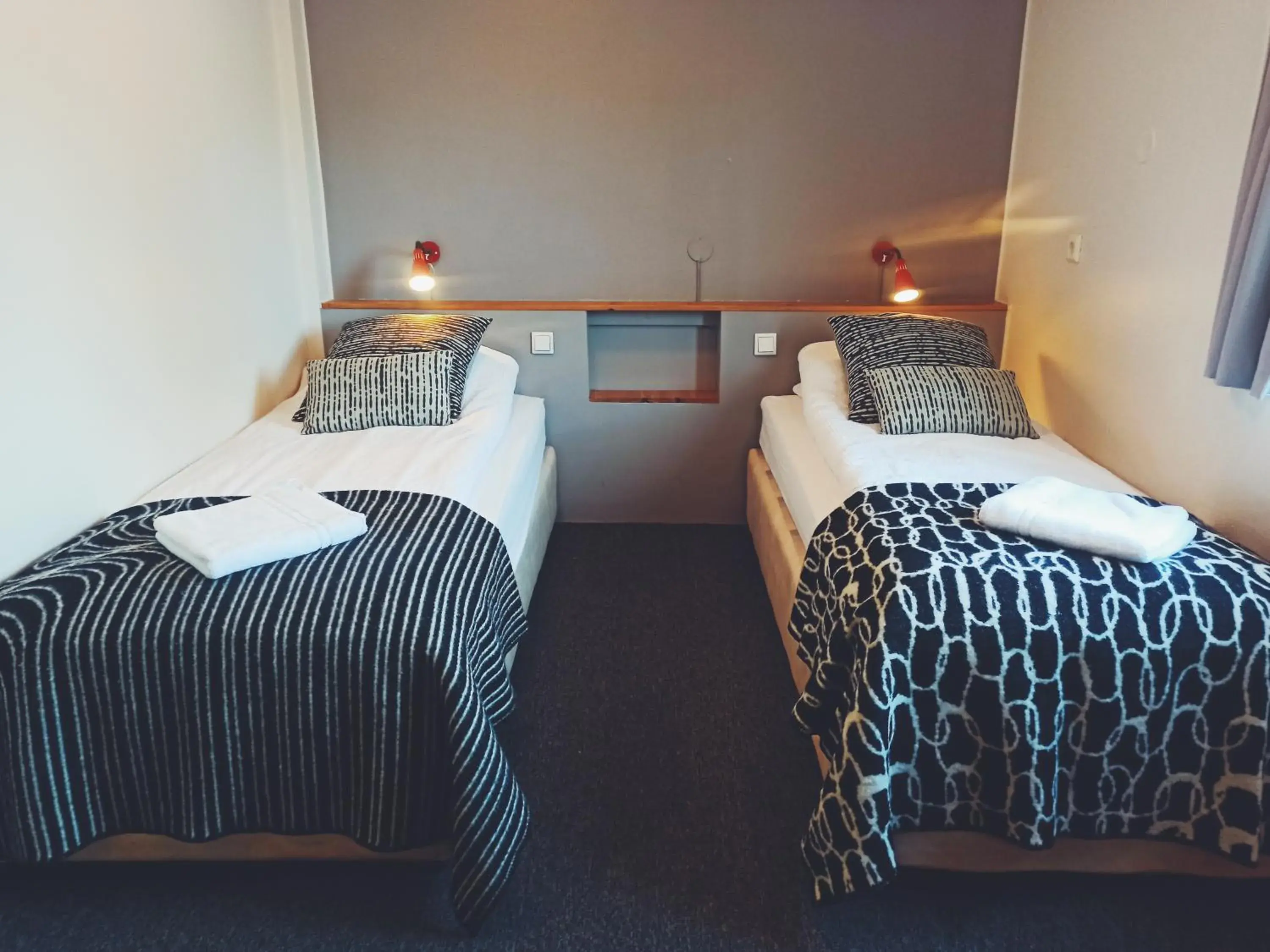 Bed in Hotel Hjardarbol Bed in Hotel Hjardarbol