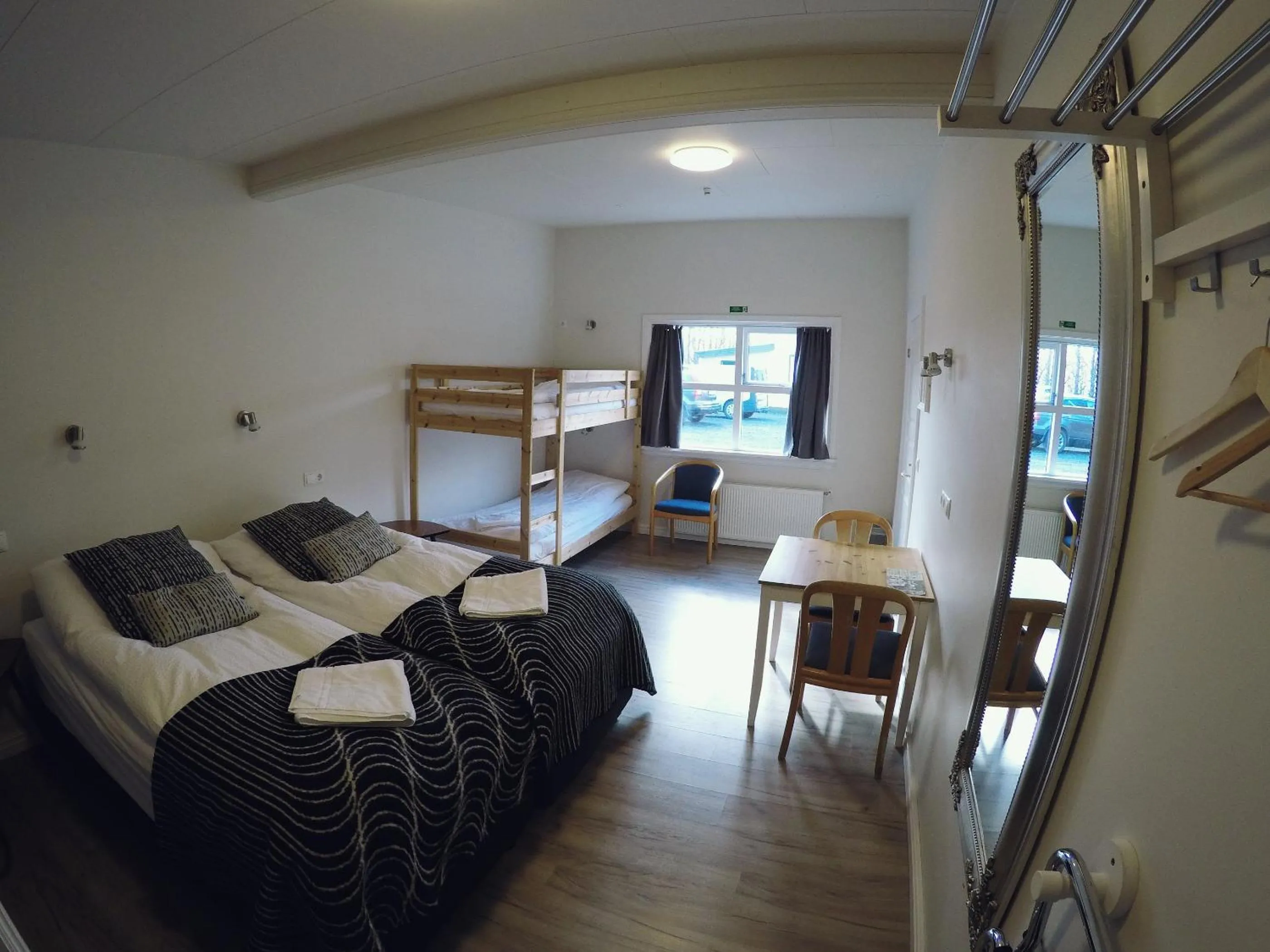 Bed in Hotel Hjardarbol