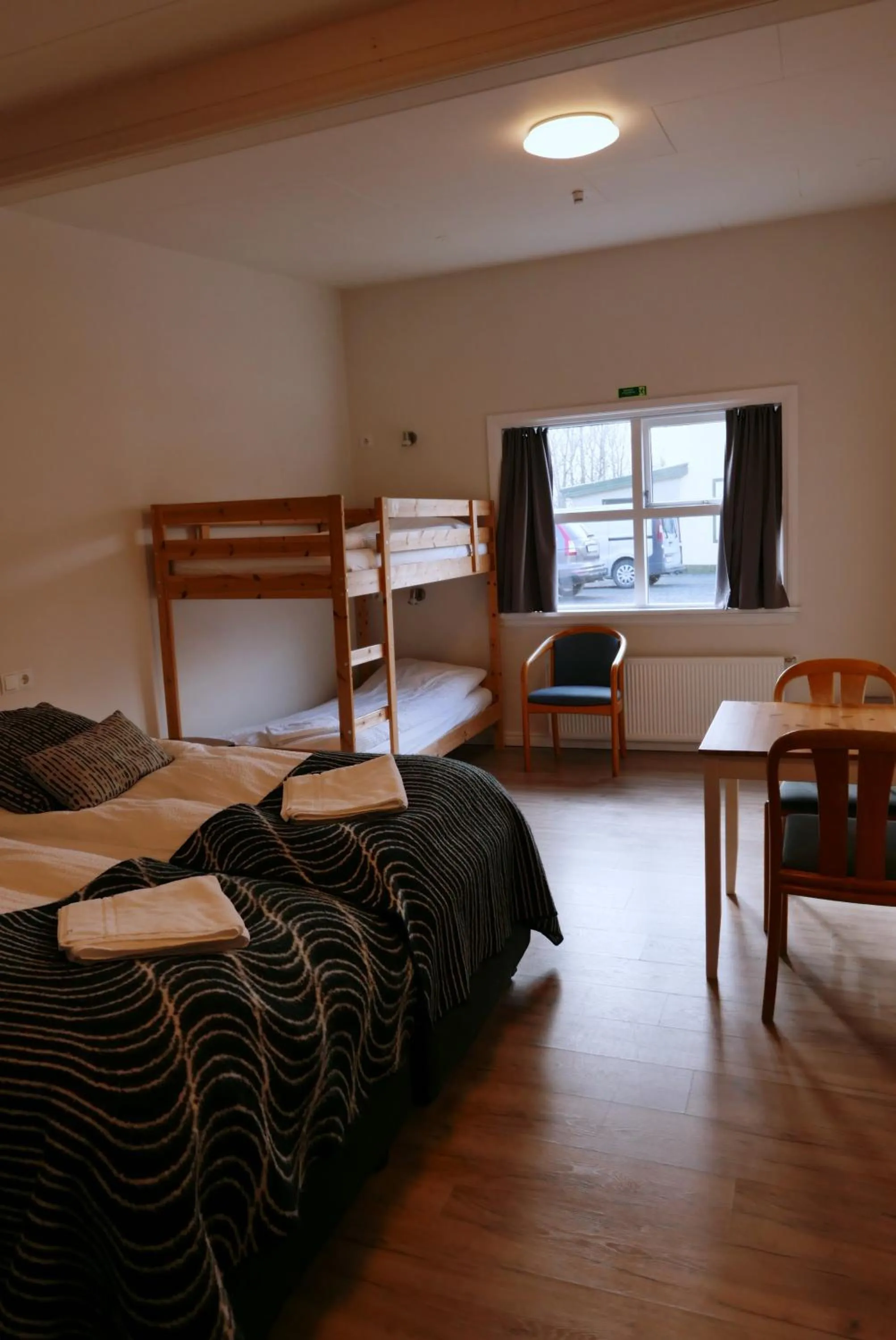 Bed in Hotel Hjardarbol